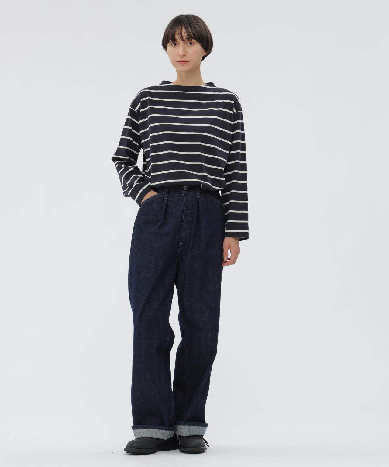 SMOOTH COTTON JERSEY TOP