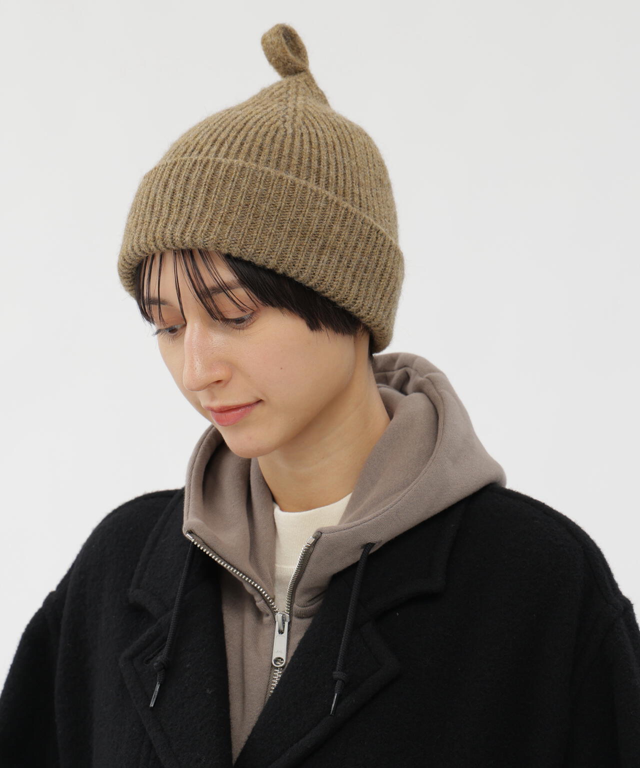 MHL SIMPLE RIBBED HAT