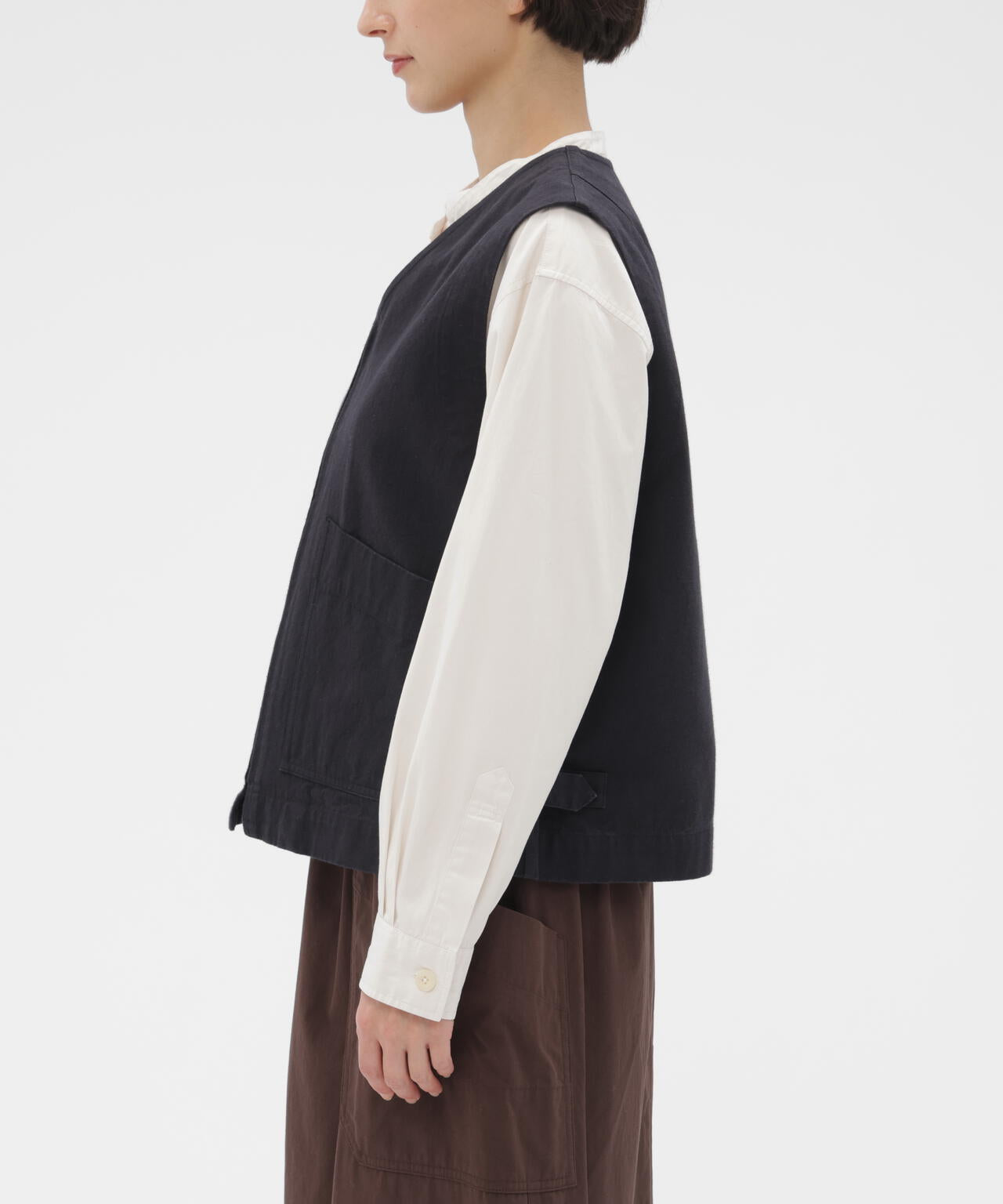 FADED COTTON TWILL BLOUSON