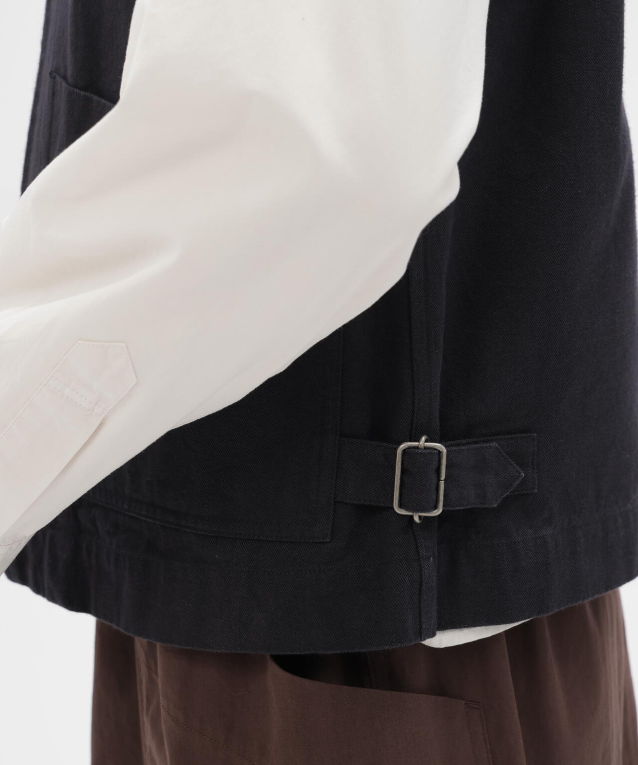 FADED COTTON TWILL BLOUSON