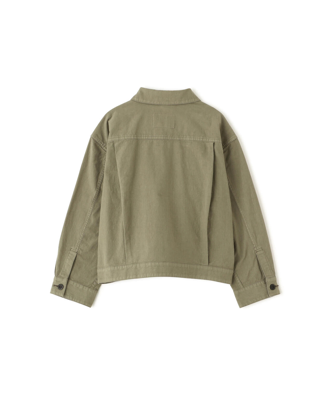 BELGIAN LINEN COTTON PLAINWEAVE BLOUSON