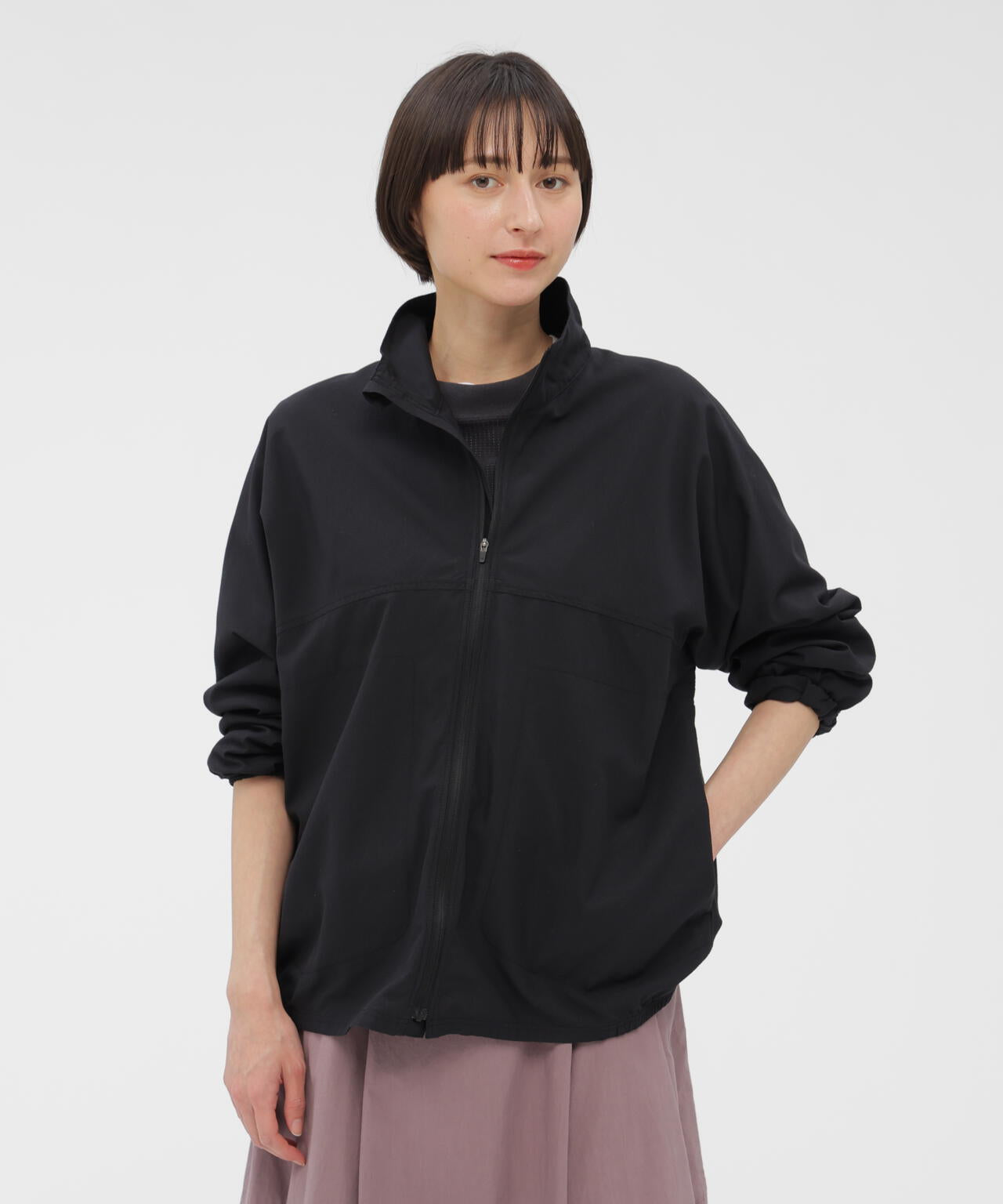COTTON NYLON RIPSTOP BLOUSON