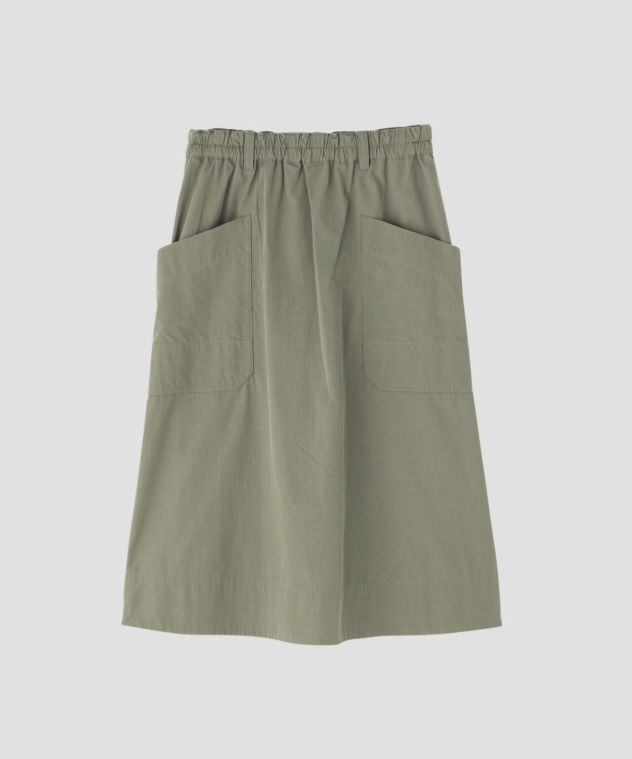 COTTON CUPRA PLAINWEAVE SKIRT