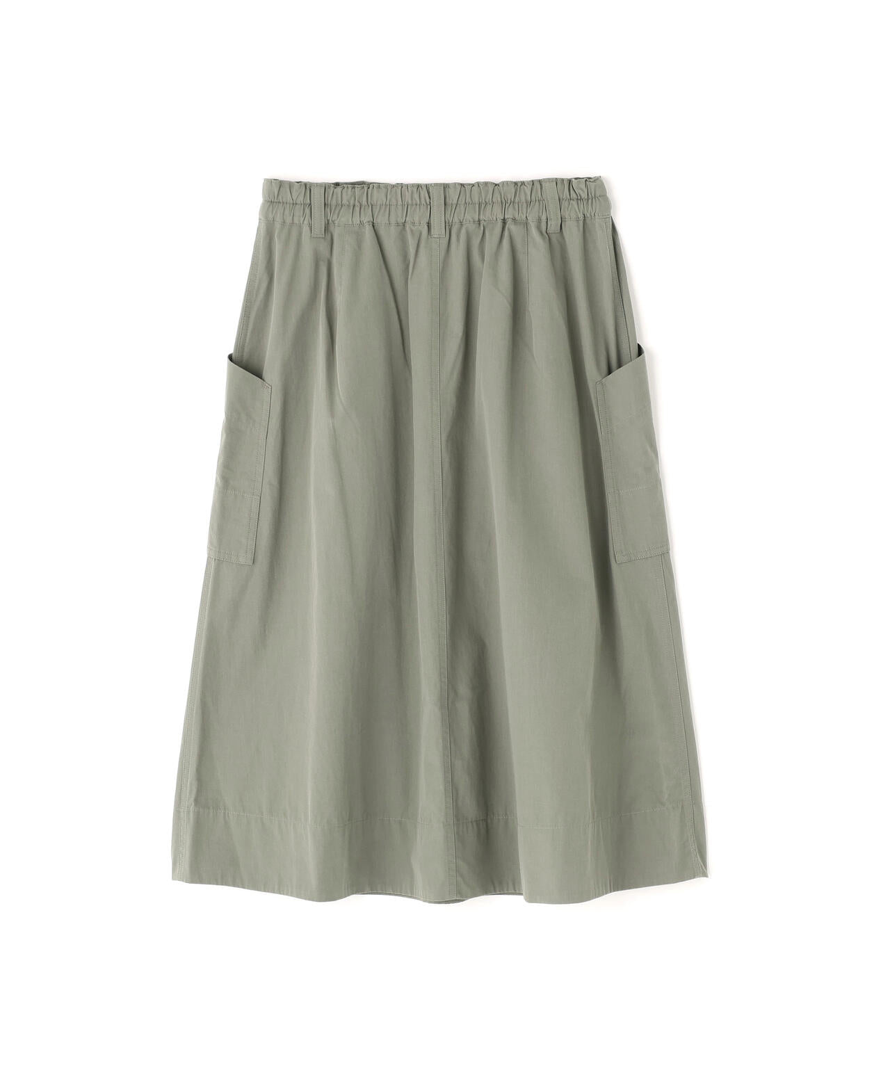 COTTON CUPRA PLAINWEAVE SKIRT