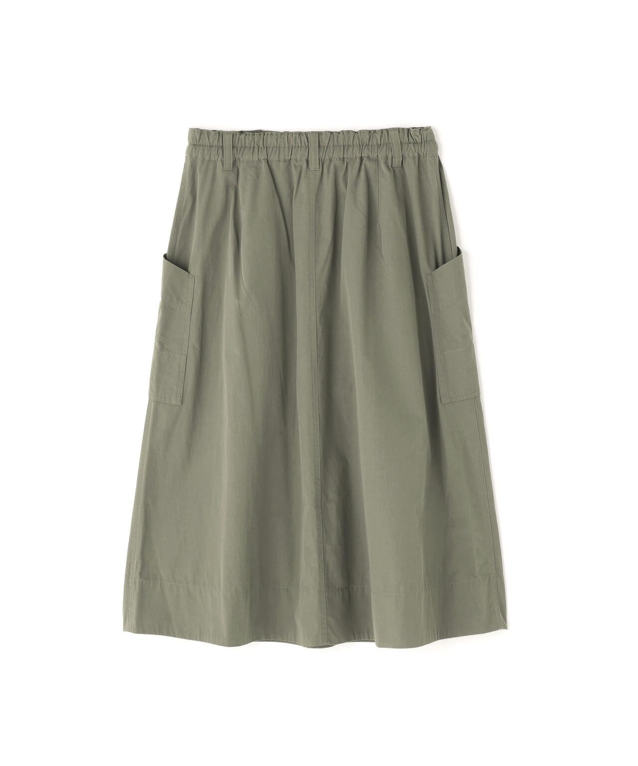 COTTON CUPRA PLAINWEAVE SKIRT