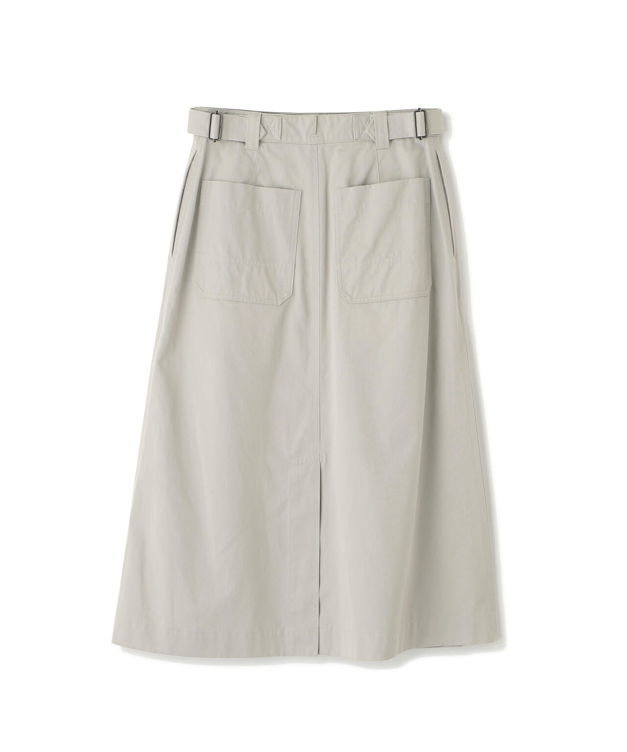 WASHED CHINO COTTON SKIRT