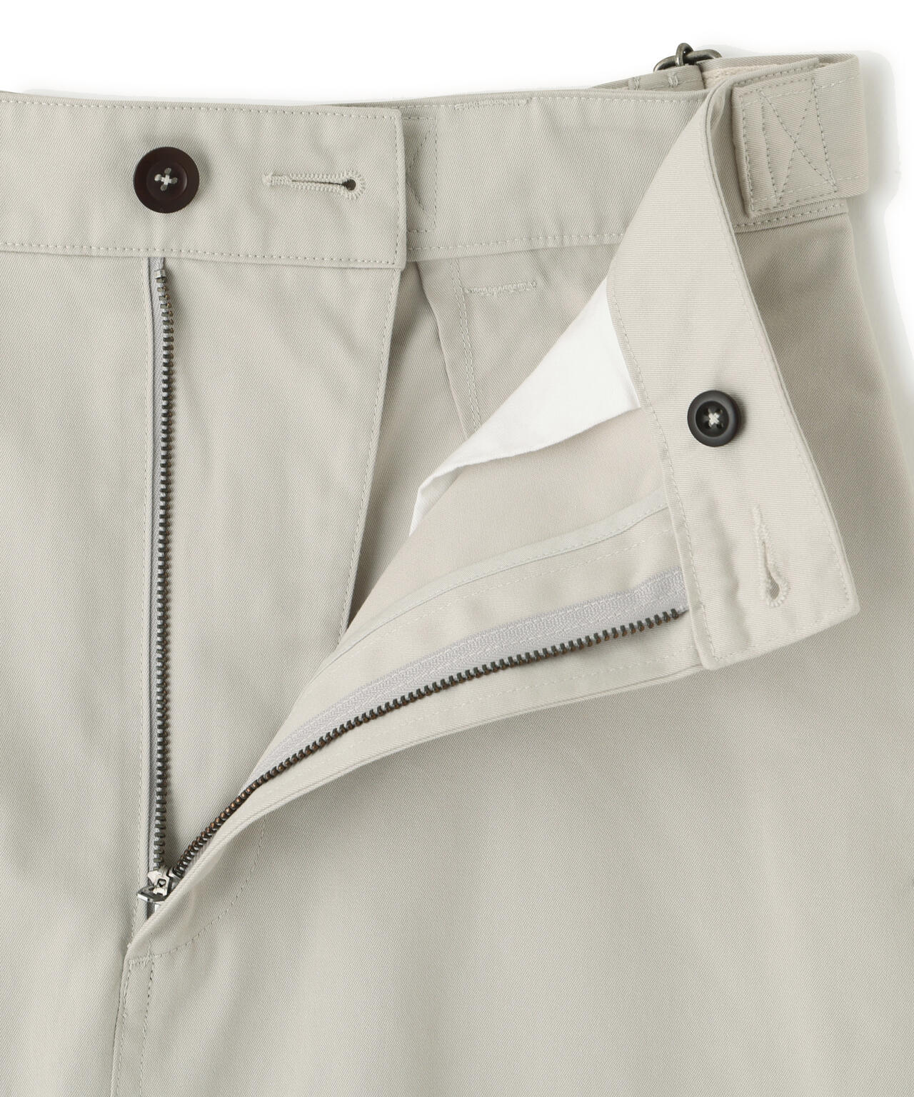 WASHED CHINO COTTON SKIRT