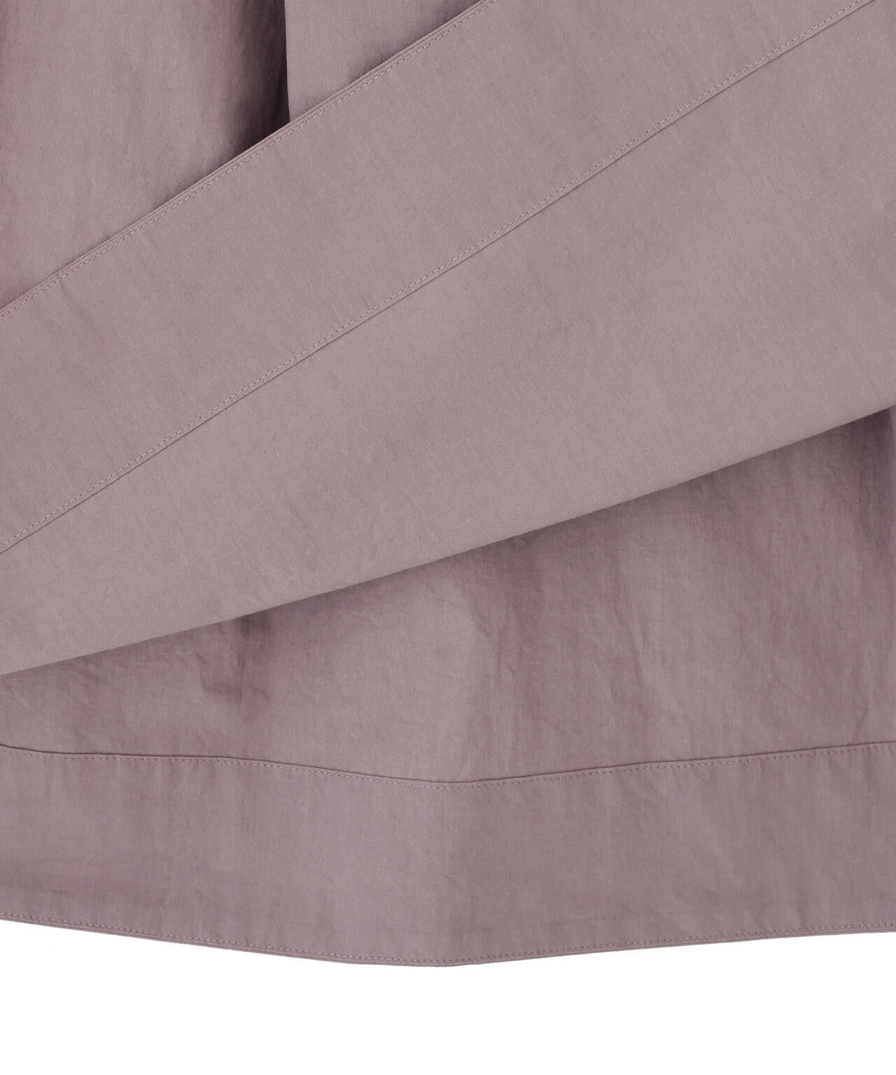 WASHED COTTON POPLIN SKIRT