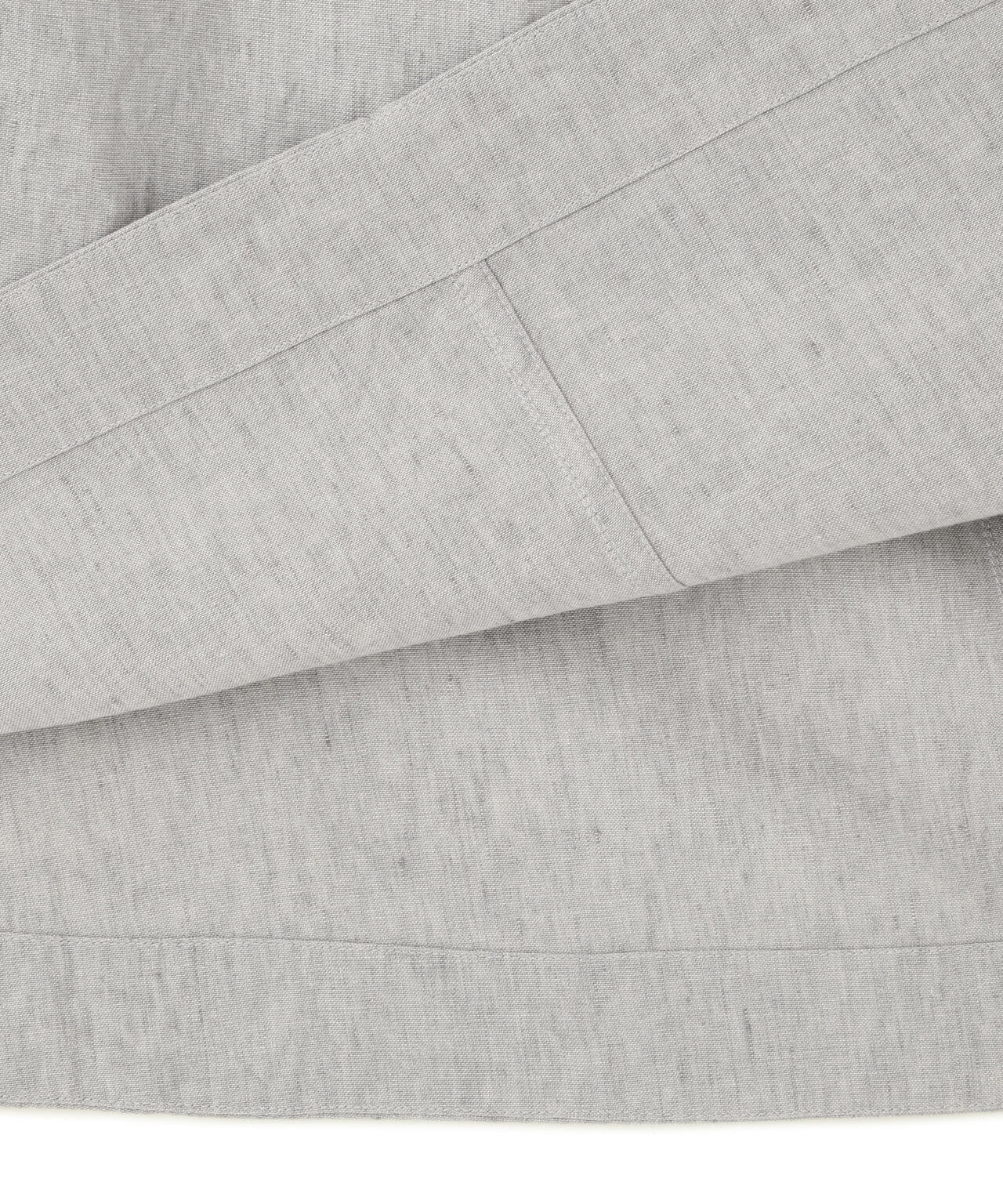 FADED LINEN COTTON PLAINWEAVE SKIRT