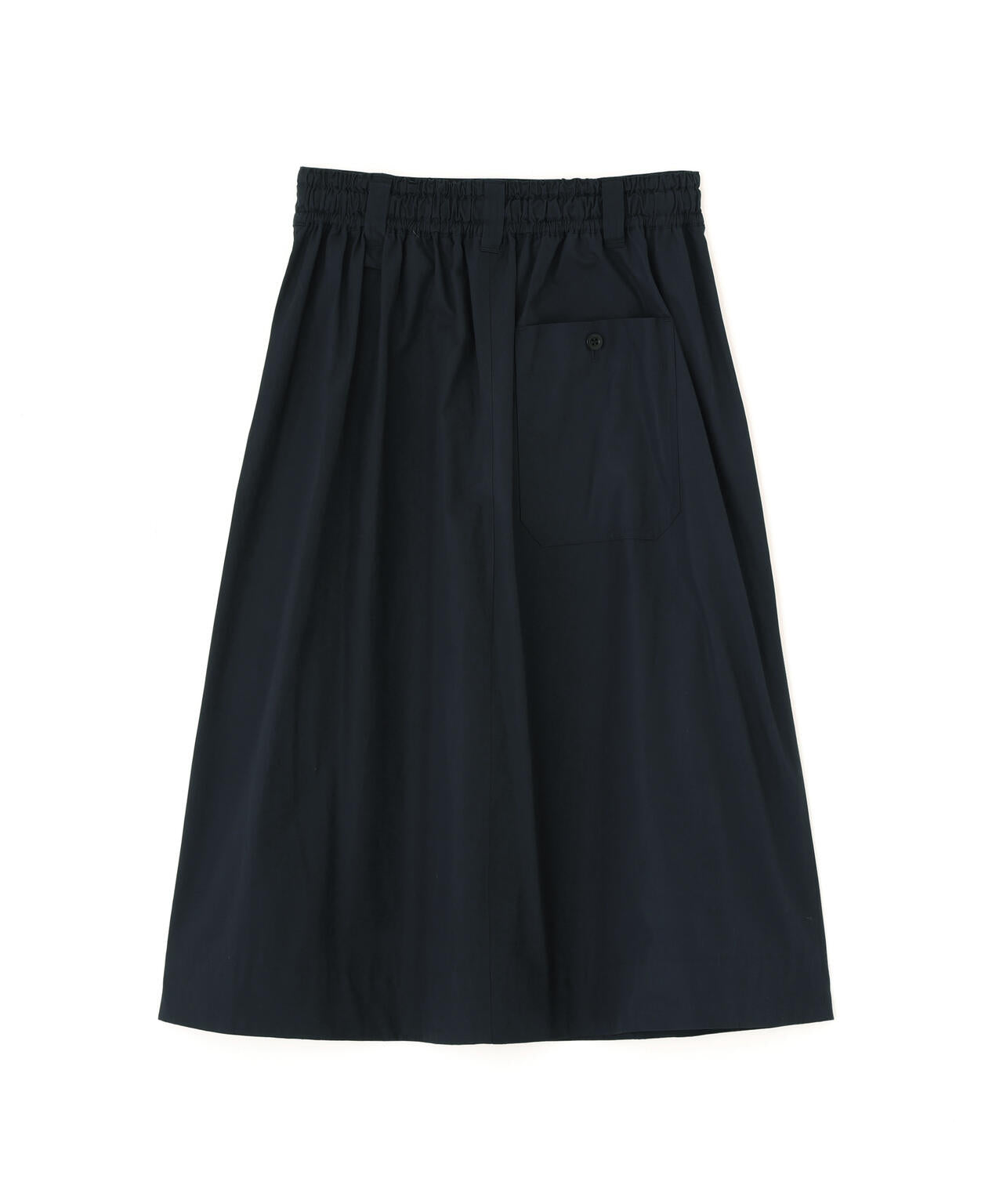 FINE COMPACT COTTON POPLIN SKIRT