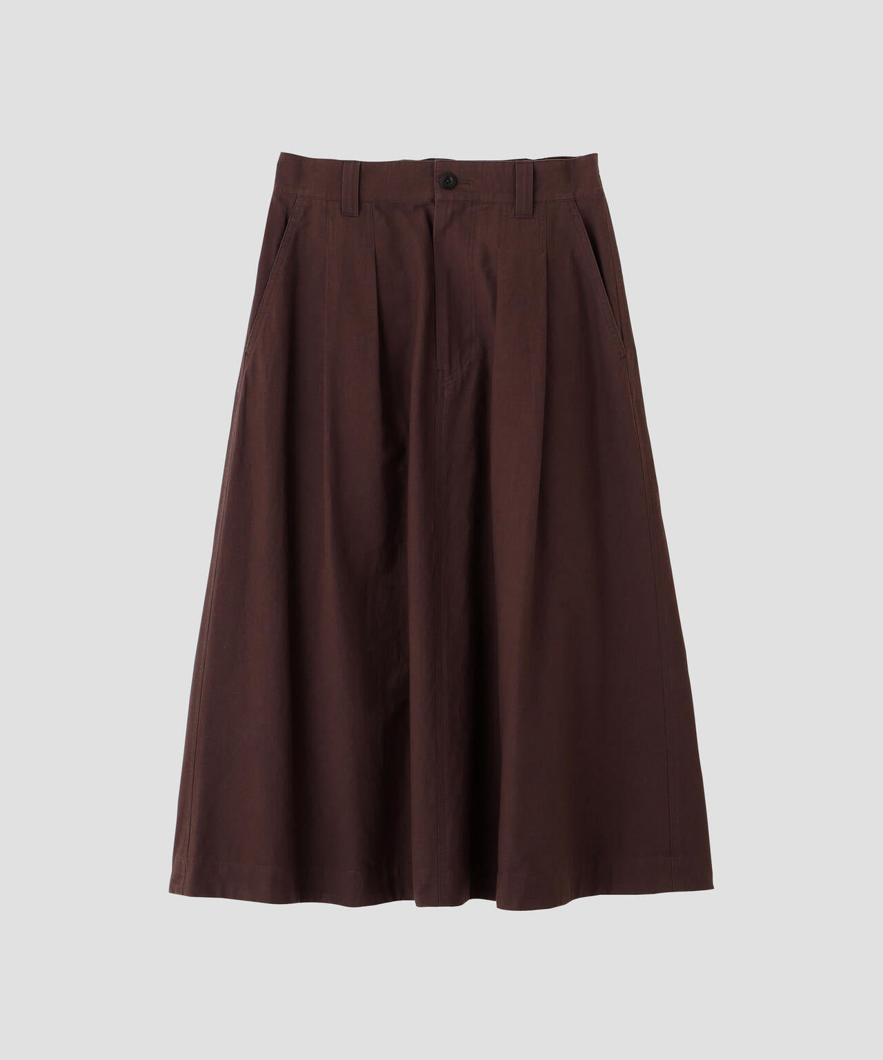 LIGHTWEIGHT COTTON NYLON TWILL SKIRT