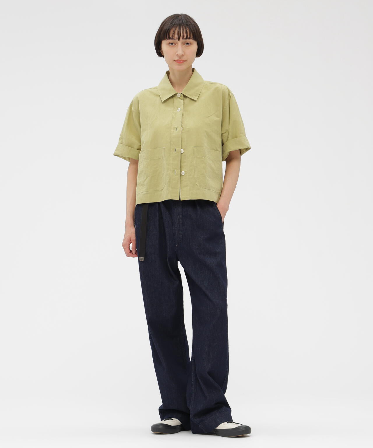 CANTON LIGHT DENIM TROUSERS