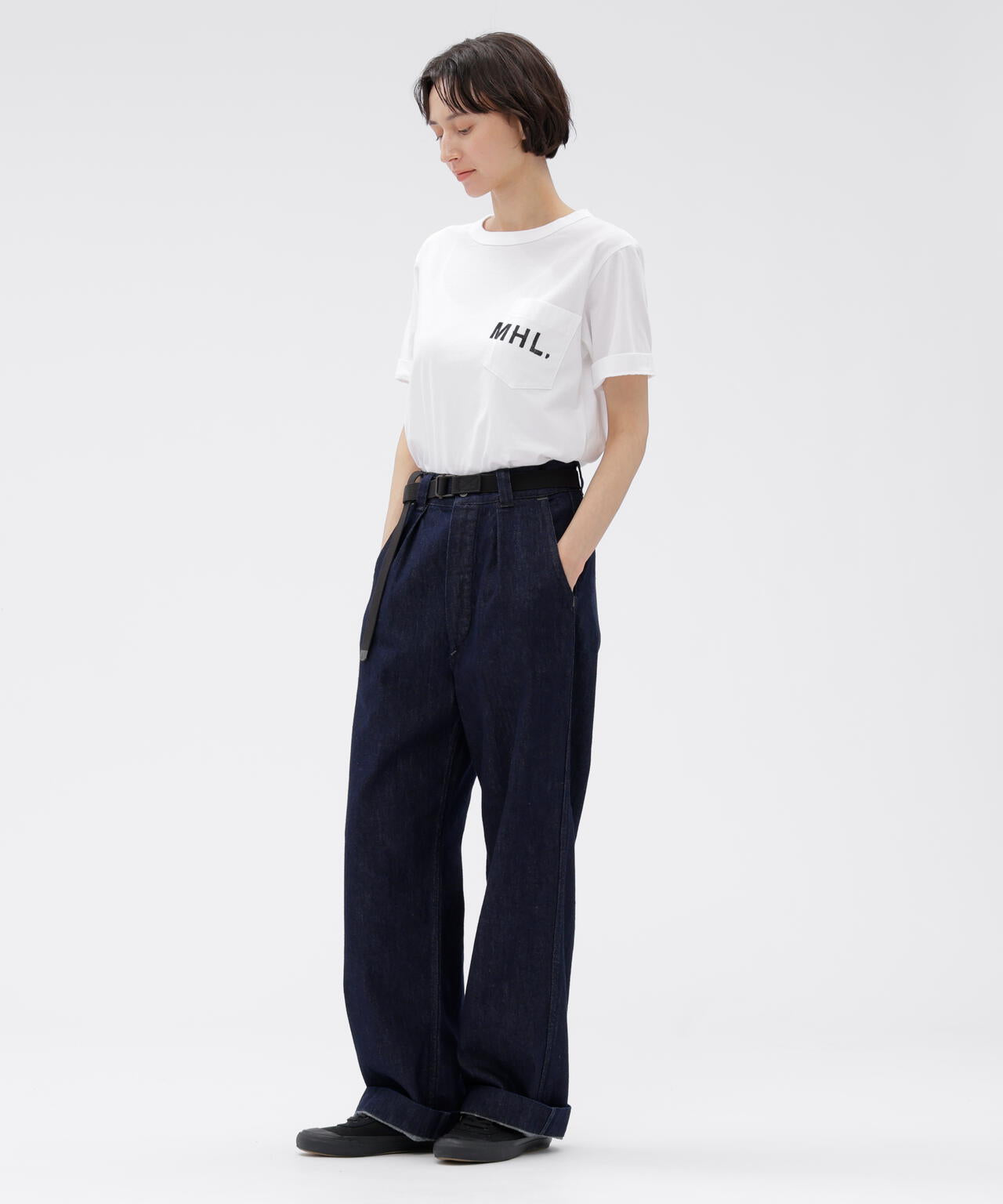 CANTON LIGHT DENIM TROUSERS
