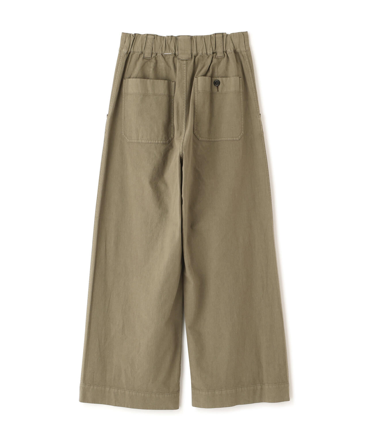 BELGIAN LINEN COTTON PLAINWEAVE TROUSERS