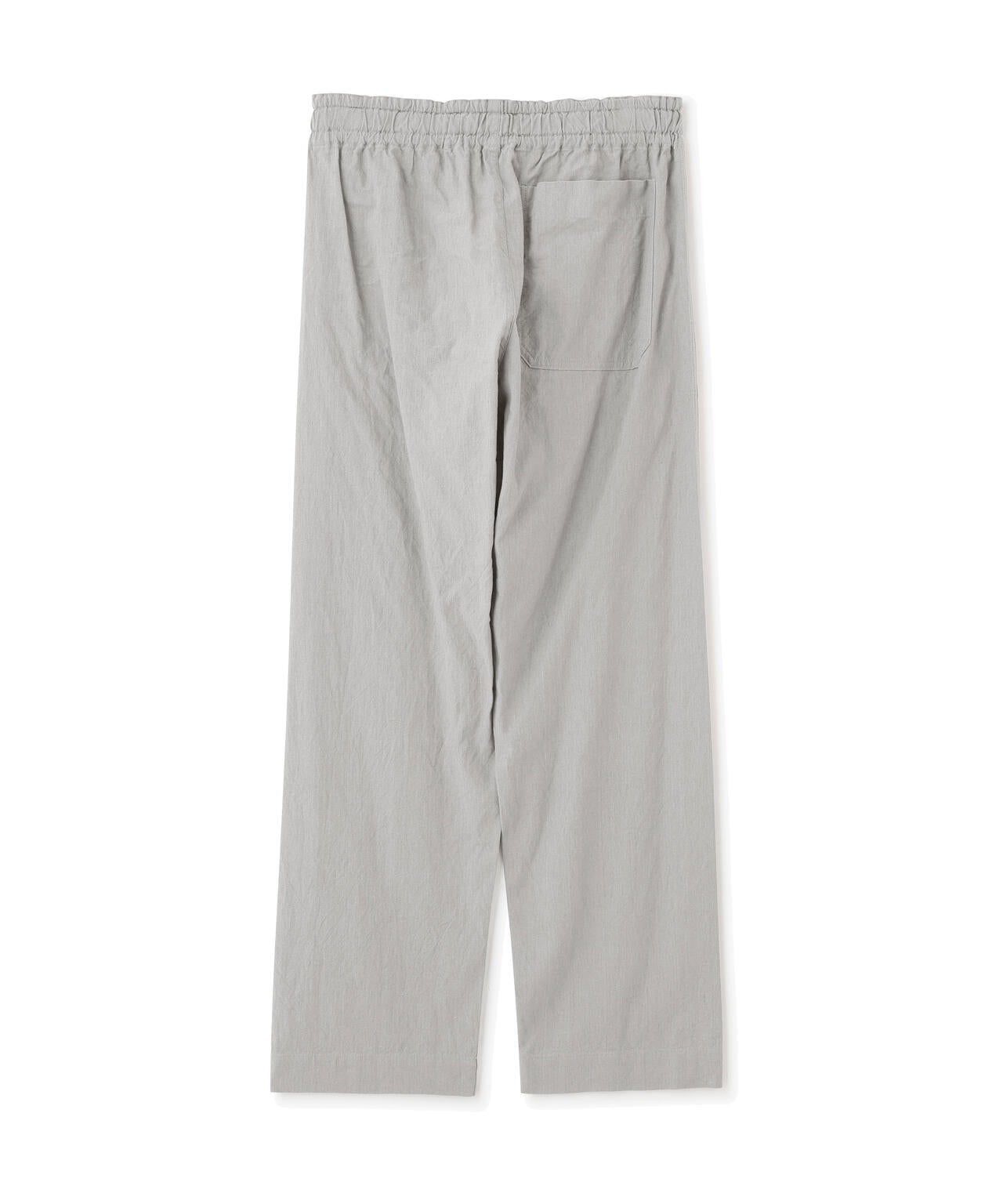 FADED LINEN COTTON PLAINWEAVE TROUSERS