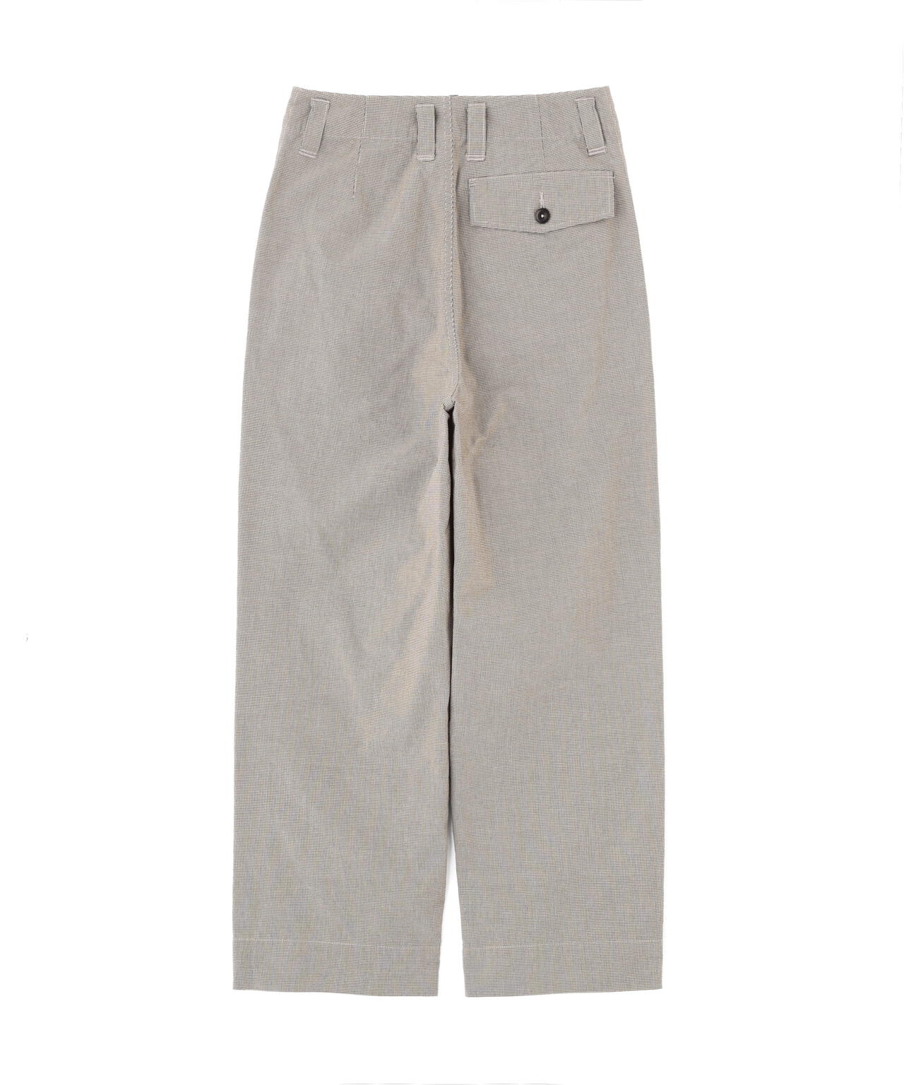 CHEF CHECK COTTON TROUSERS