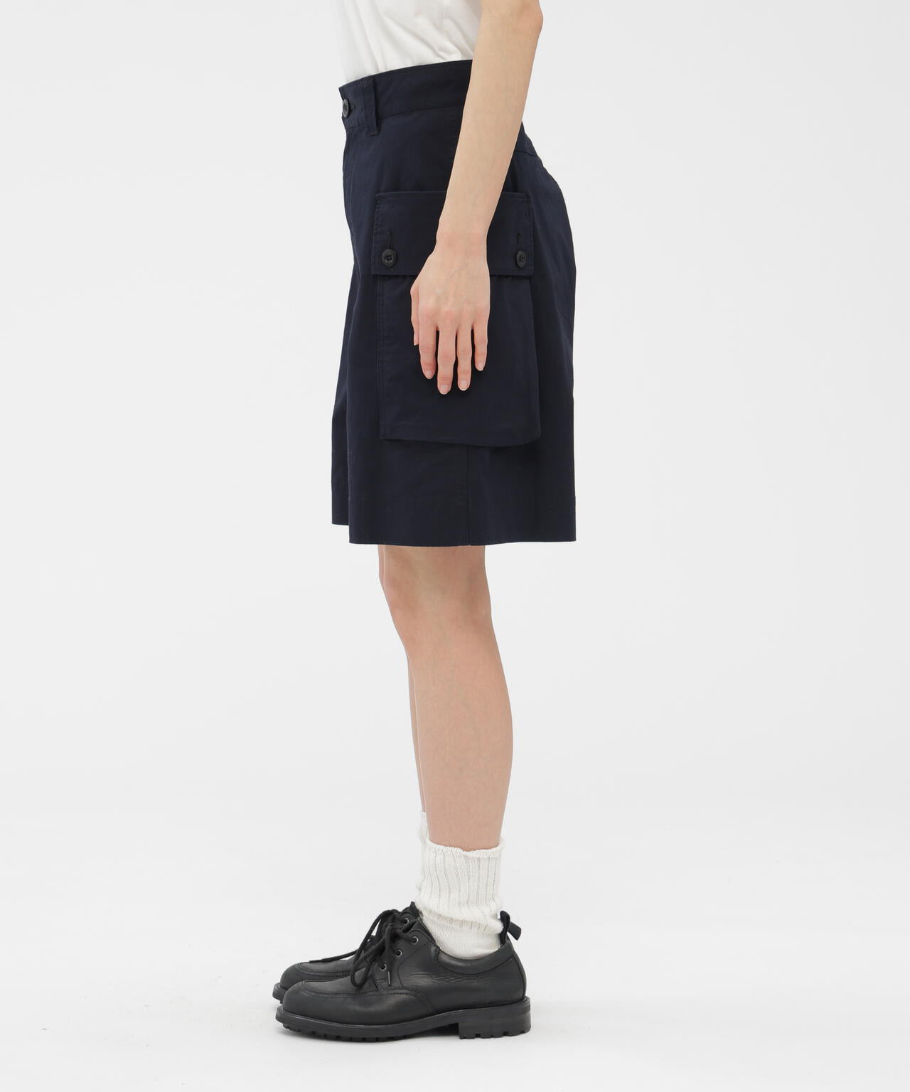 WASHED COTTON NYLON RIPSTOP TROUSERS