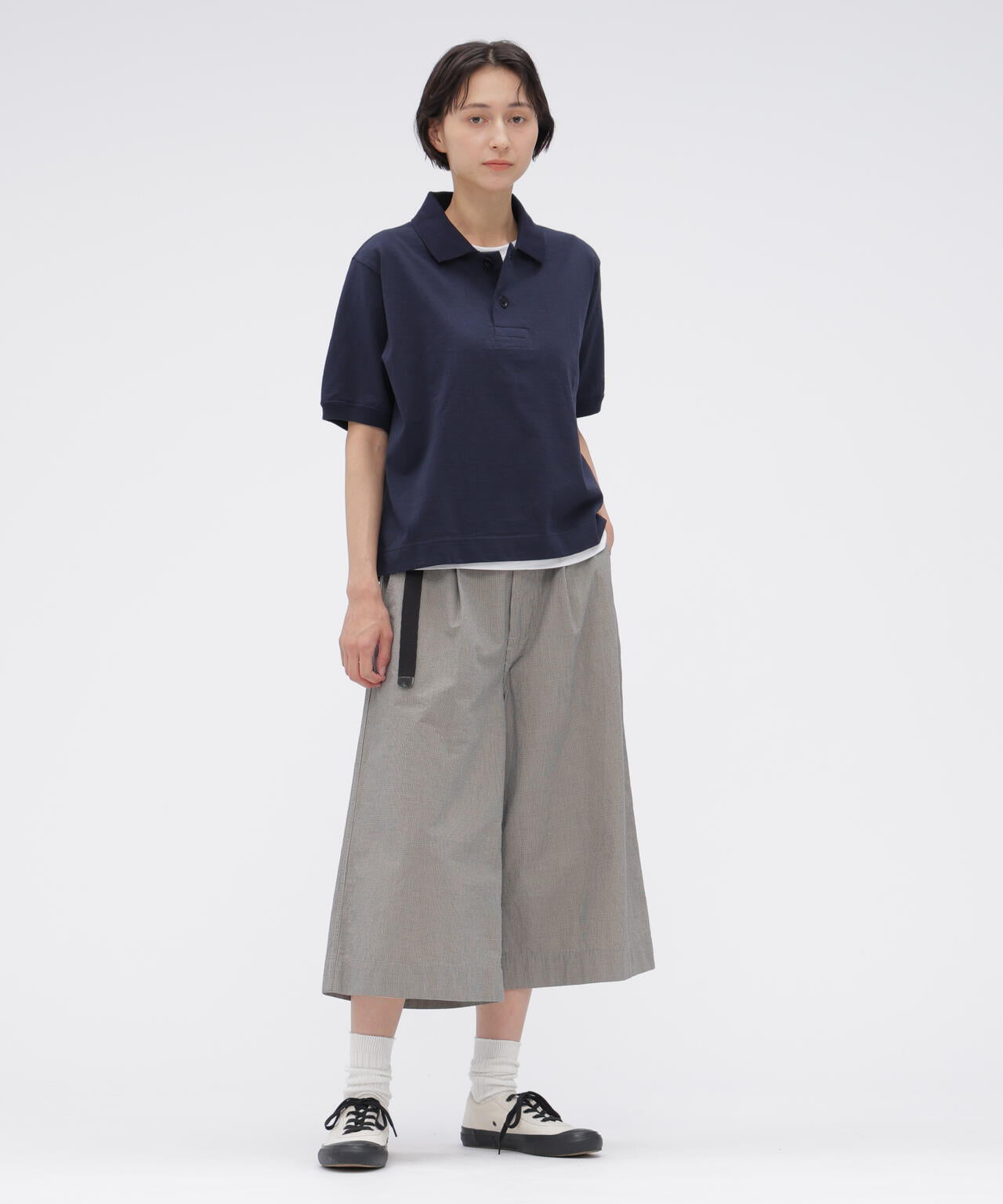 CHEF CHECK COTTON TROUSERS