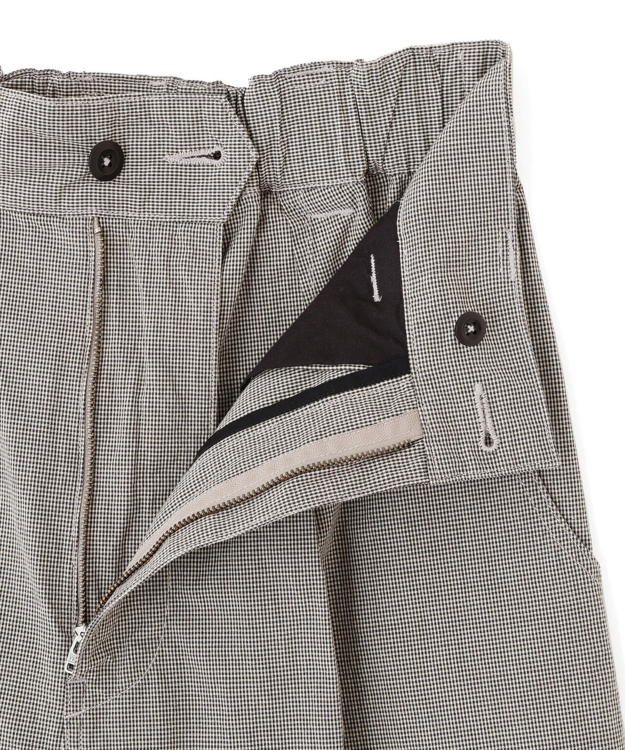 CHEF CHECK COTTON TROUSERS