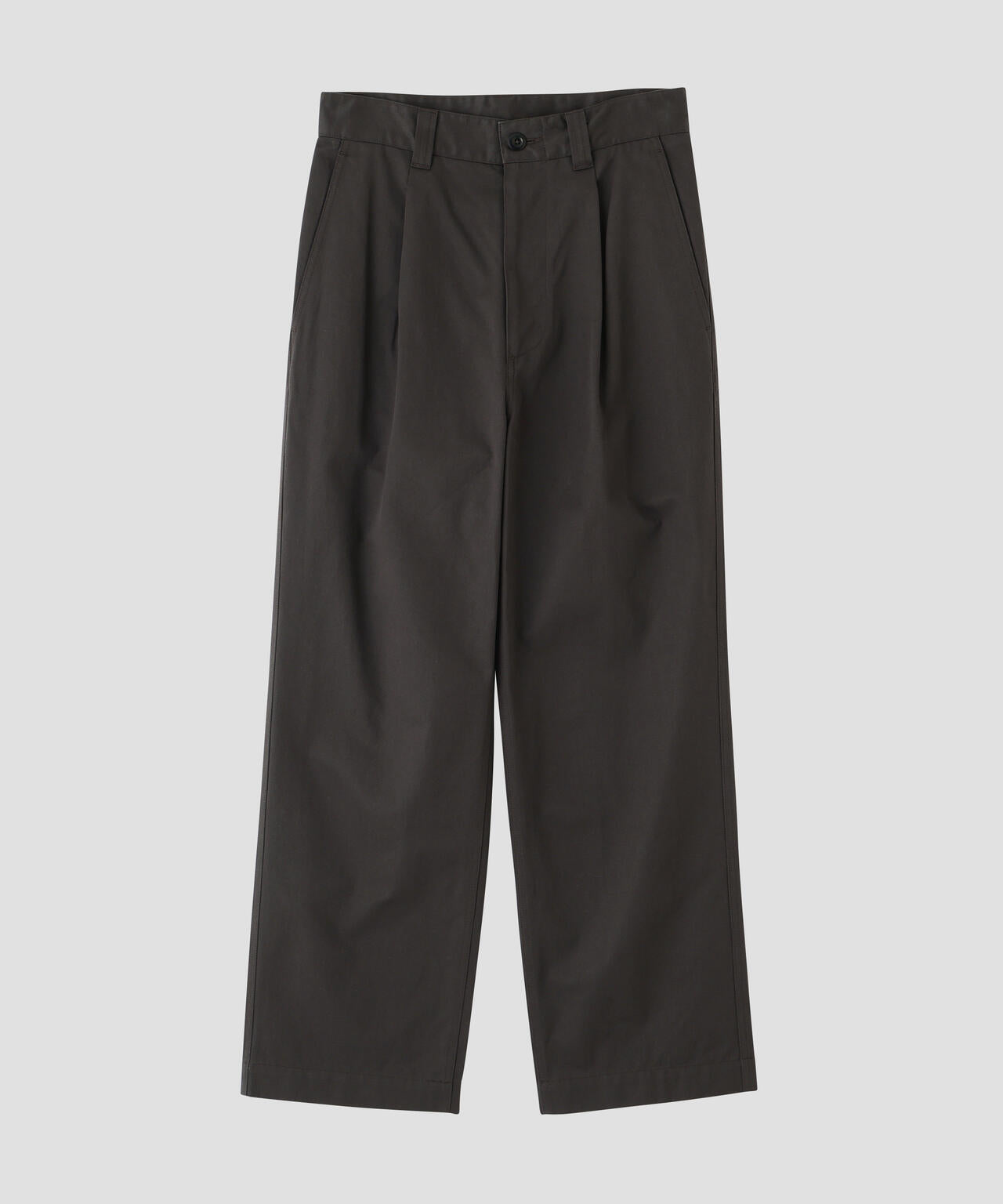 WASHED CHINO COTTON TROUSERS