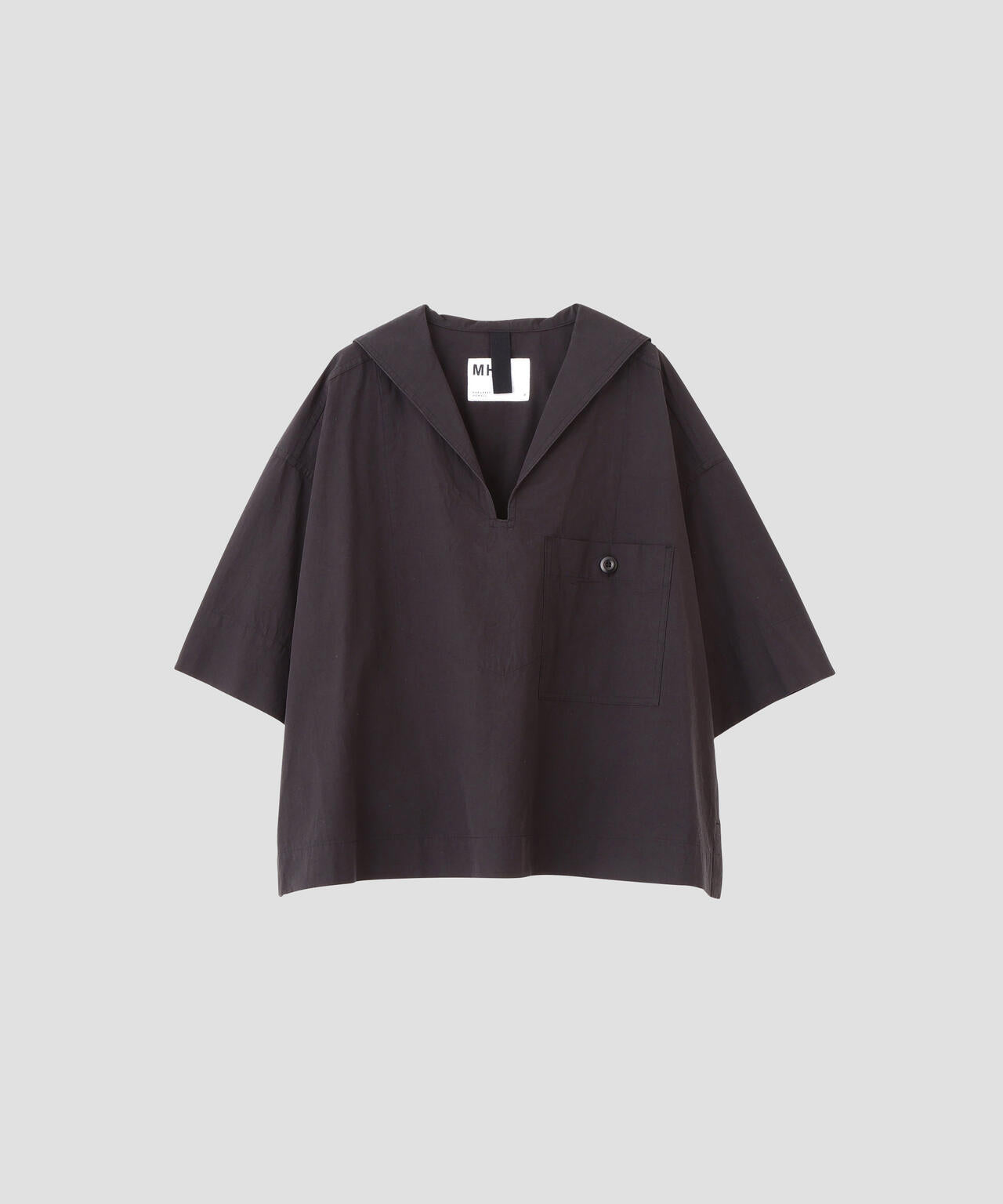 SANDED COTTON LINEN SHIRT