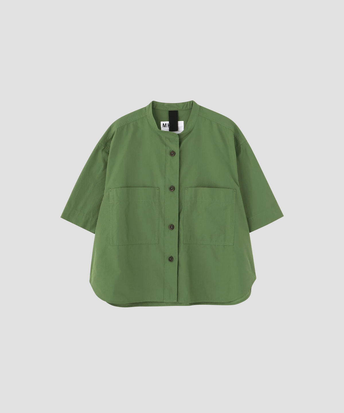 COTTON NYLON VOILE POPLIN SHIRT