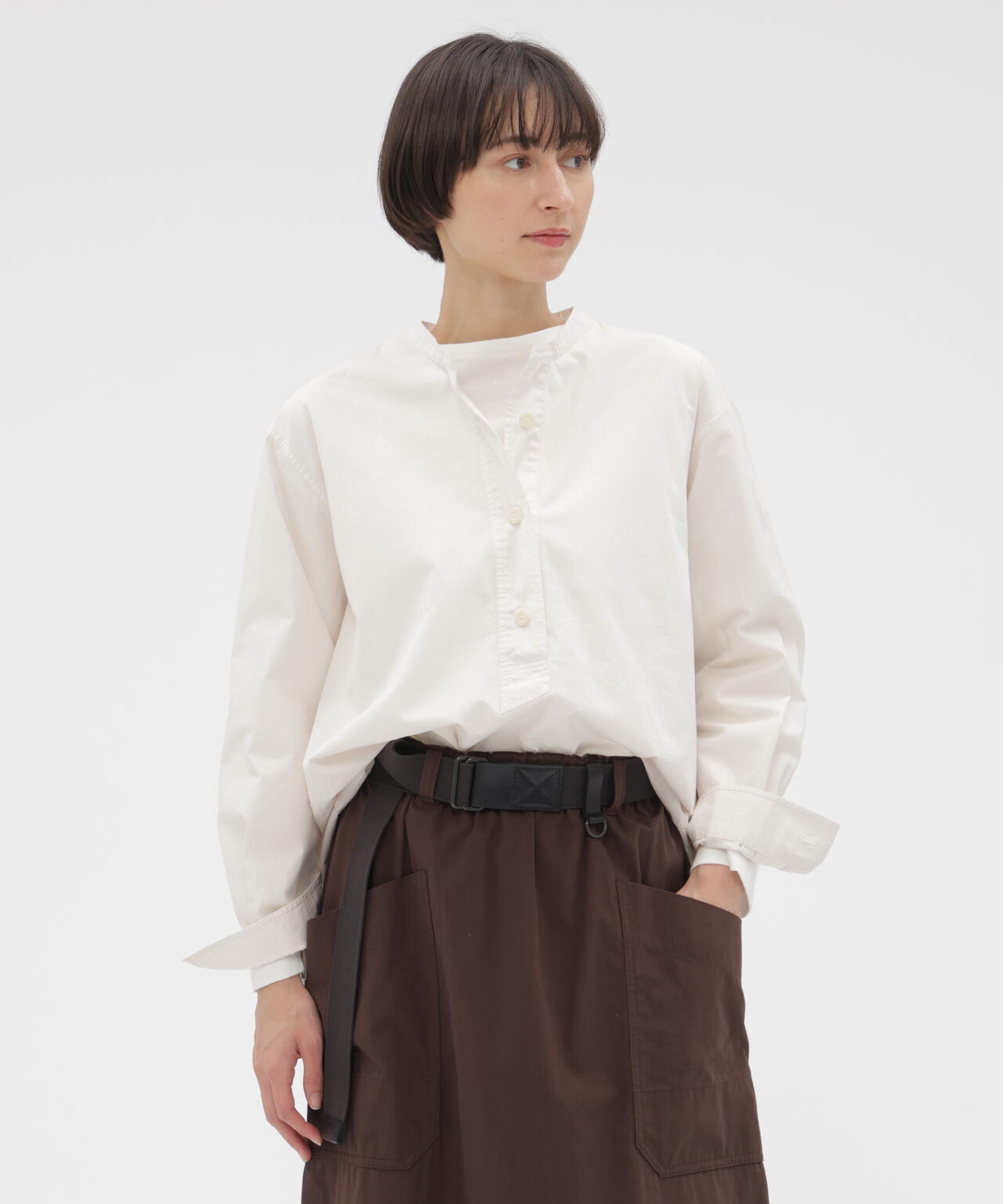 COMPACT COTTON POPLIN SHIRT