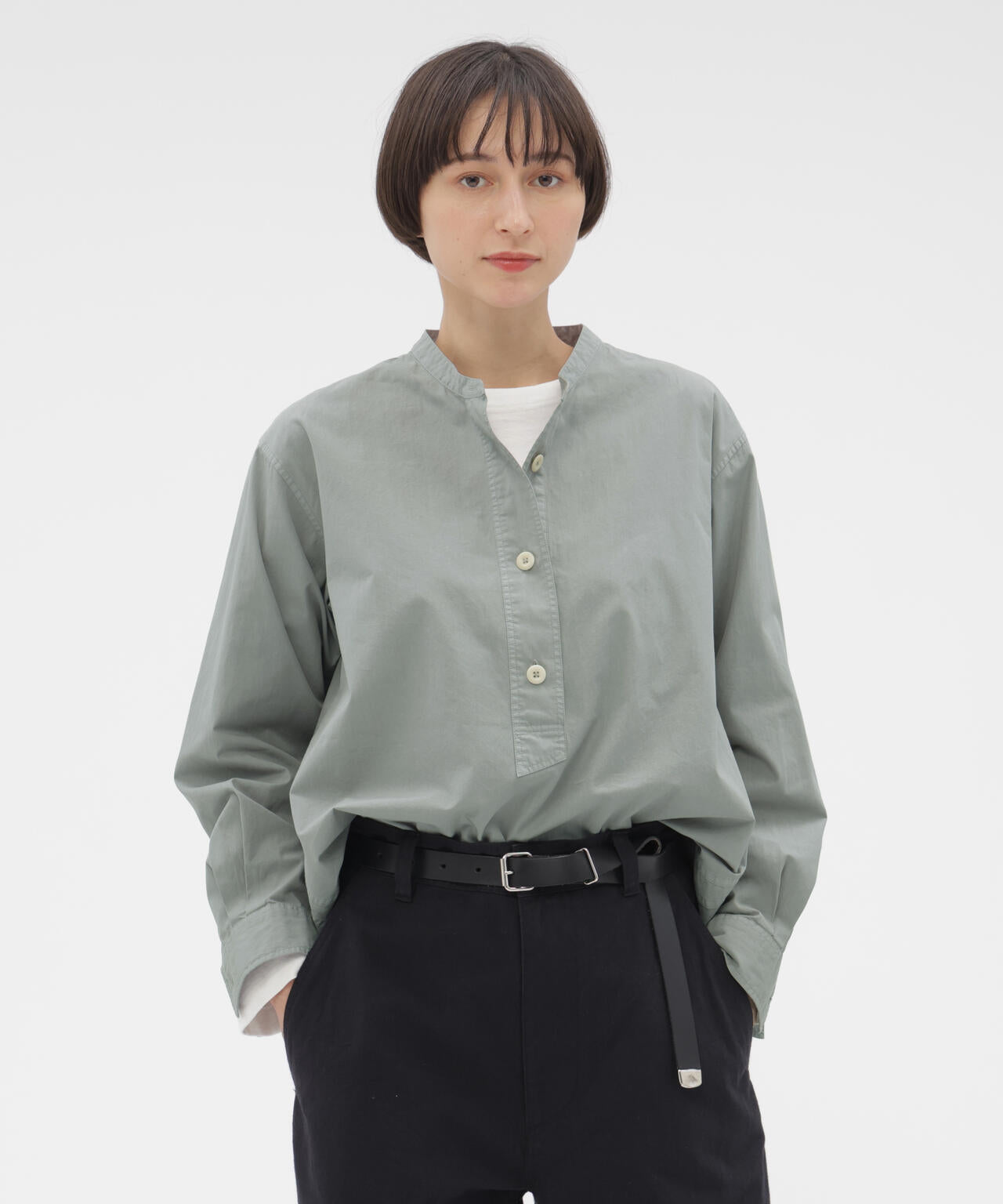 COMPACT COTTON POPLIN SHIRT