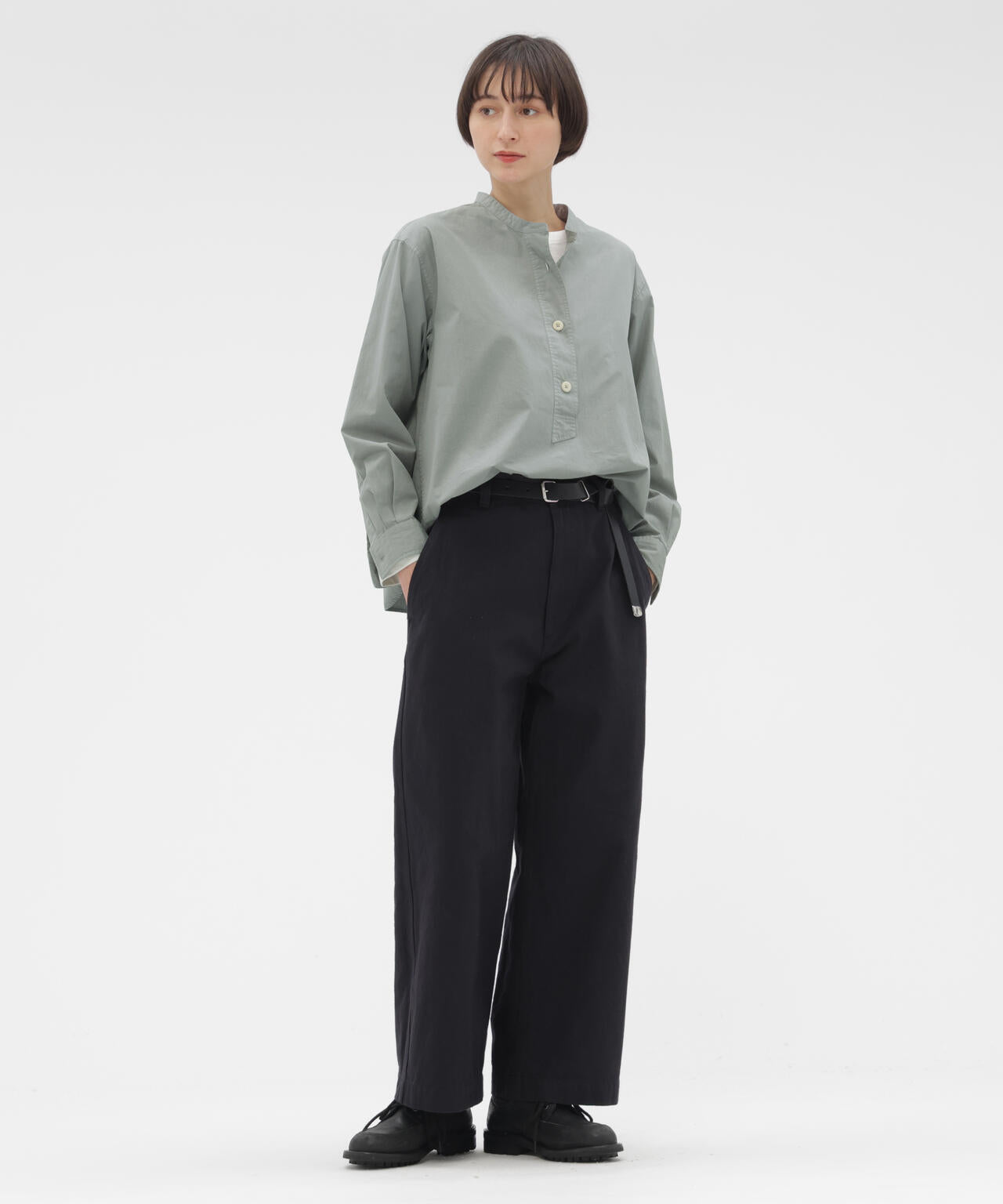 COMPACT COTTON POPLIN SHIRT