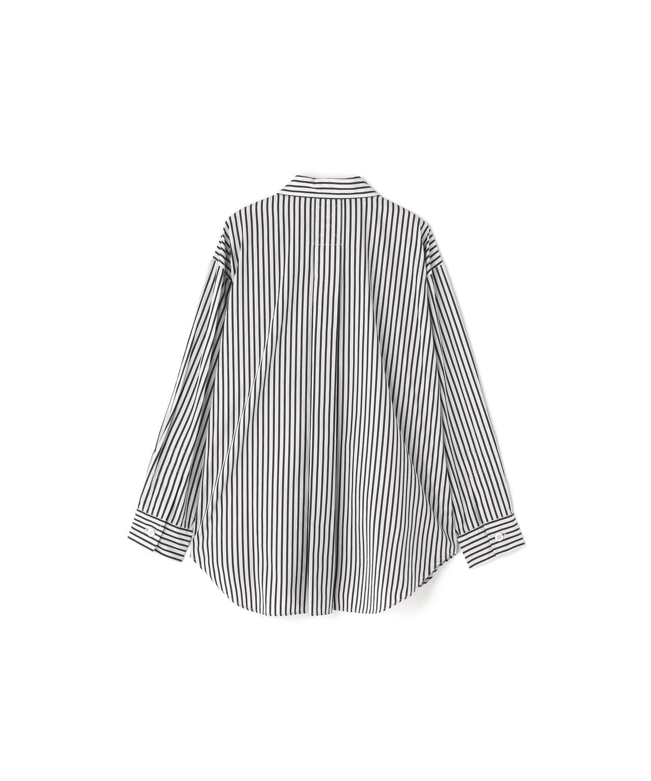 VINTAGE COMPACT COTTON STRIPE SHIRT