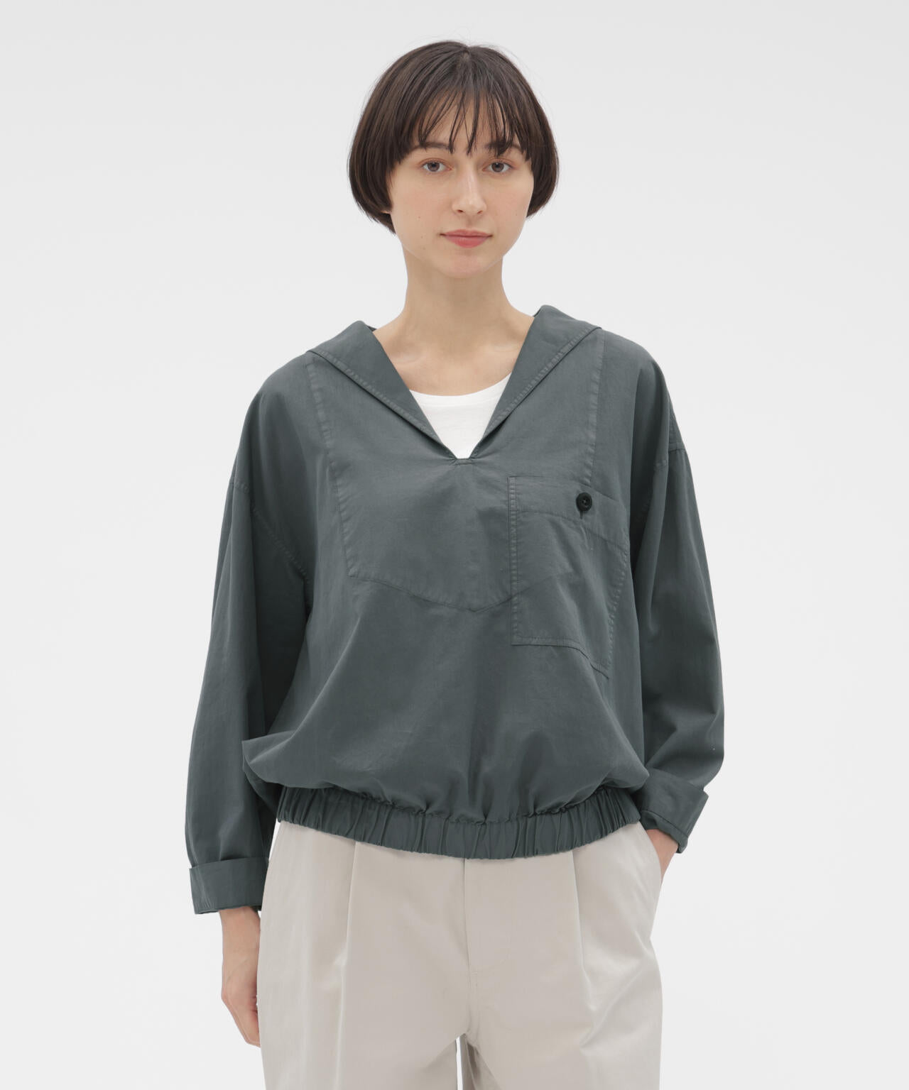 GARMENT DYE COTTON SHIRTING SHIRT