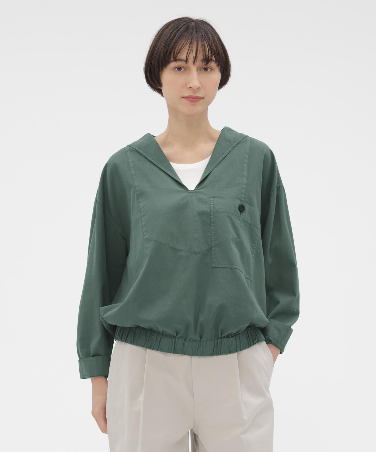 GARMENT DYE COTTON SHIRTING SHIRT
