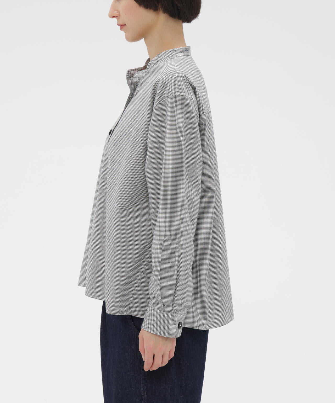 TINY GINGHAM COTTON SHIRT