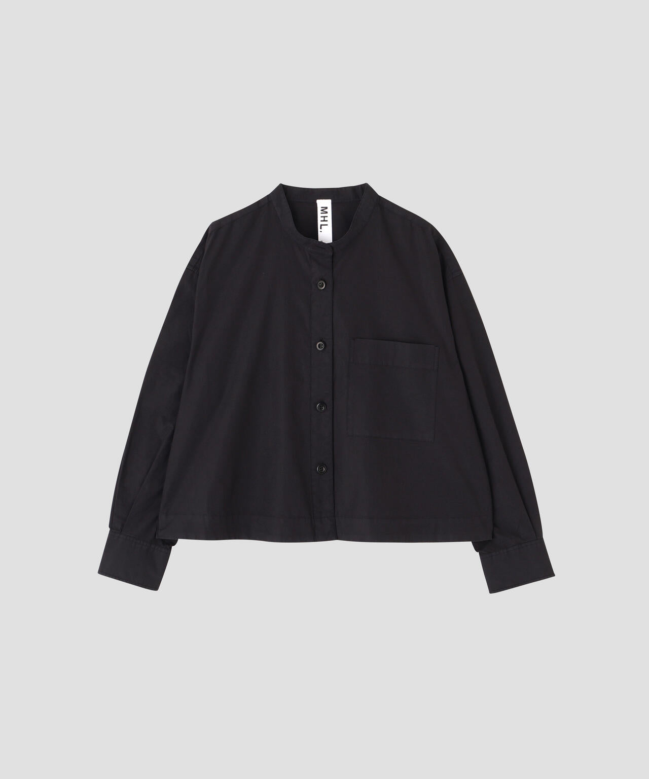 COTTON RAMIE POPLIN SHIRT