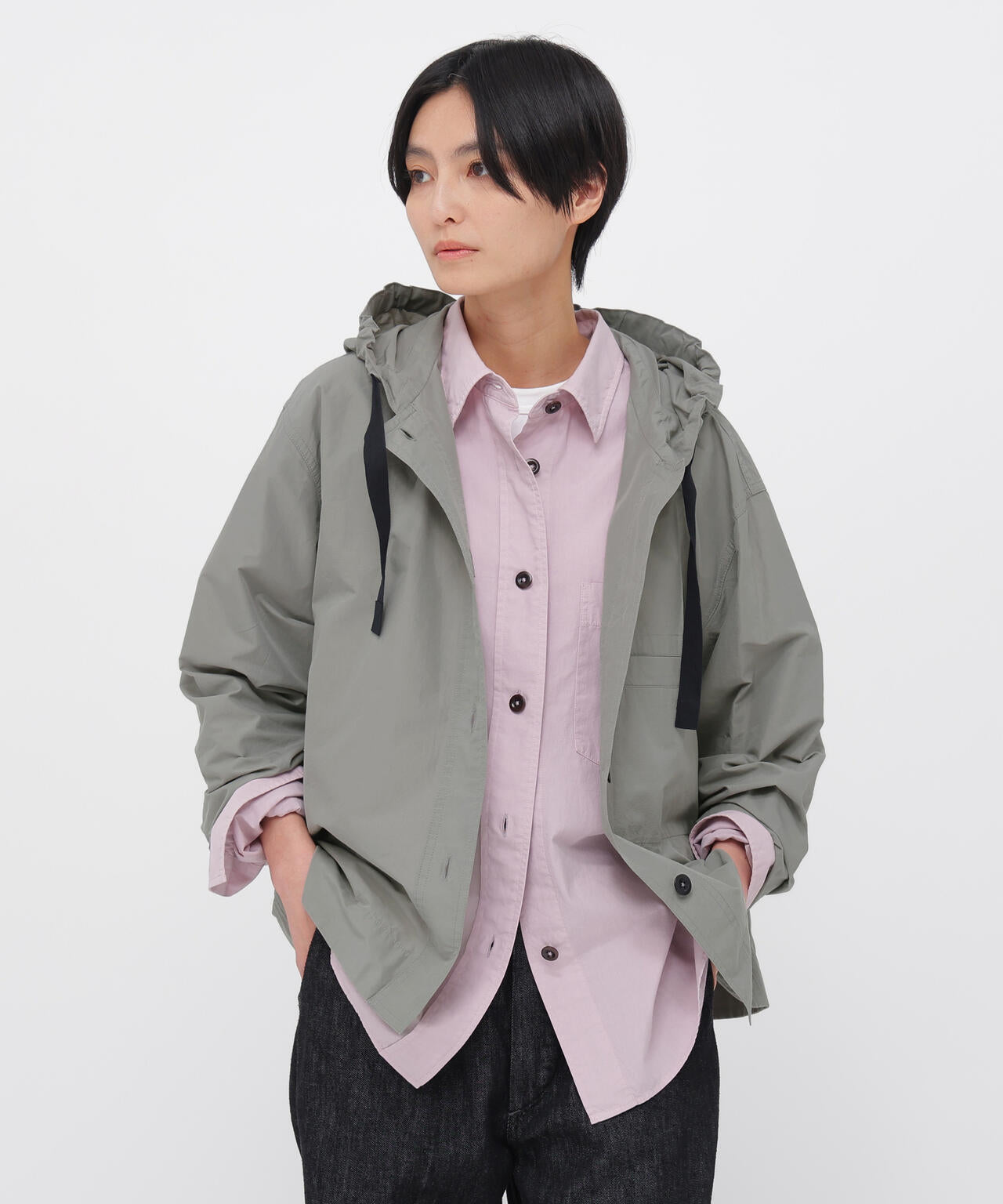 PAPER COTTON NYLON SHIRT