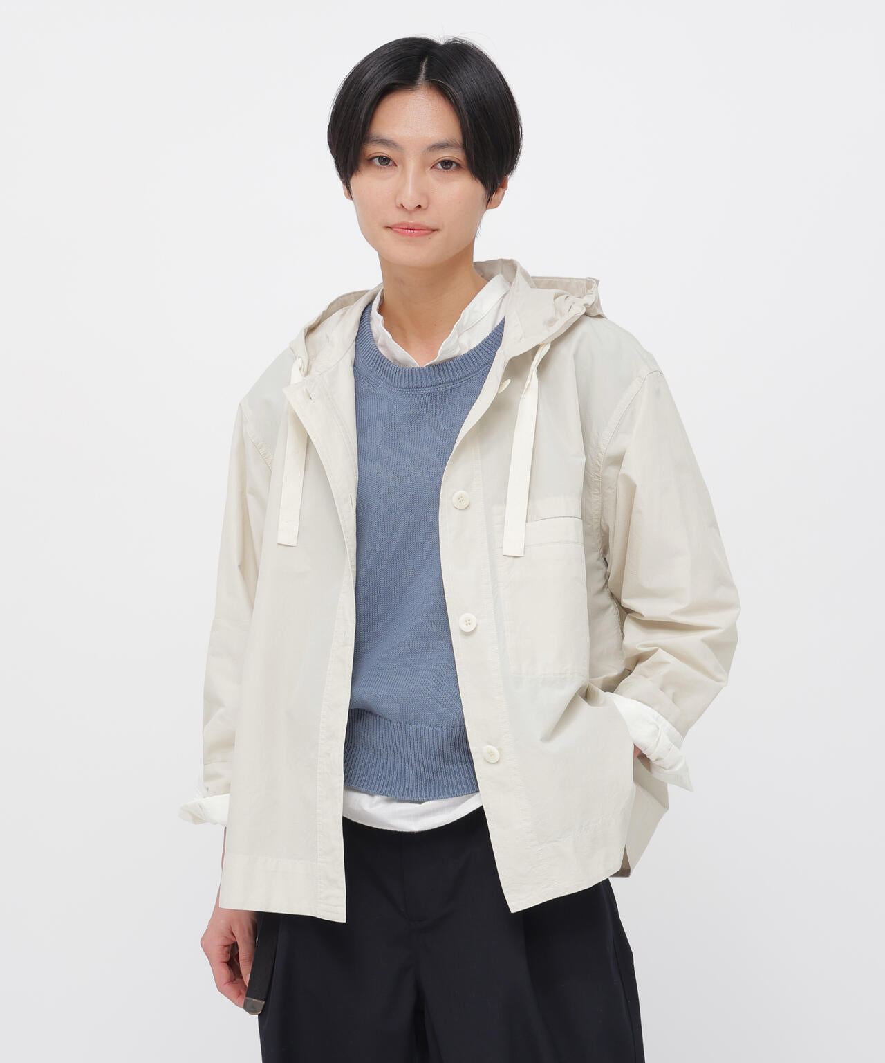 PAPER COTTON NYLON SHIRT