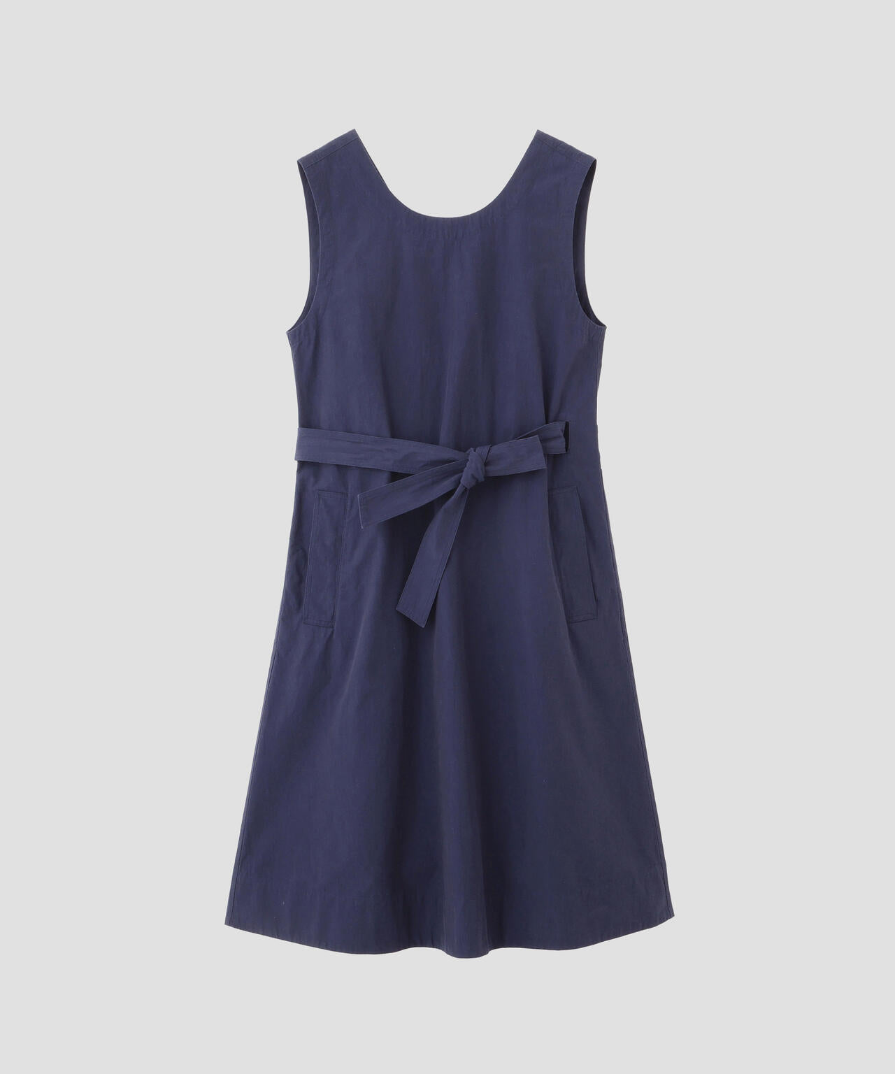 CRISP COTTON CHAMBRAY DRESS