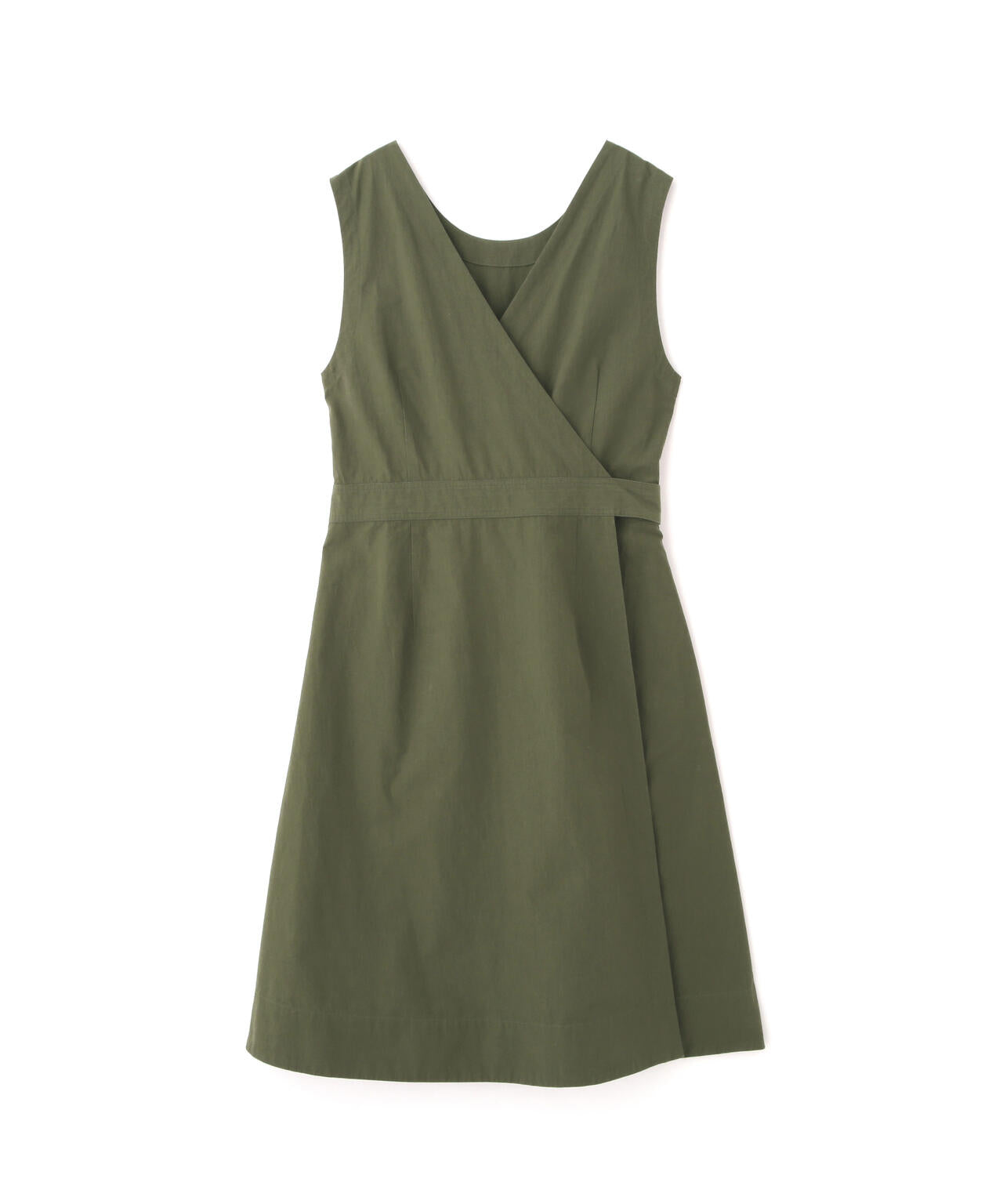 CRISP COTTON CHAMBRAY DRESS