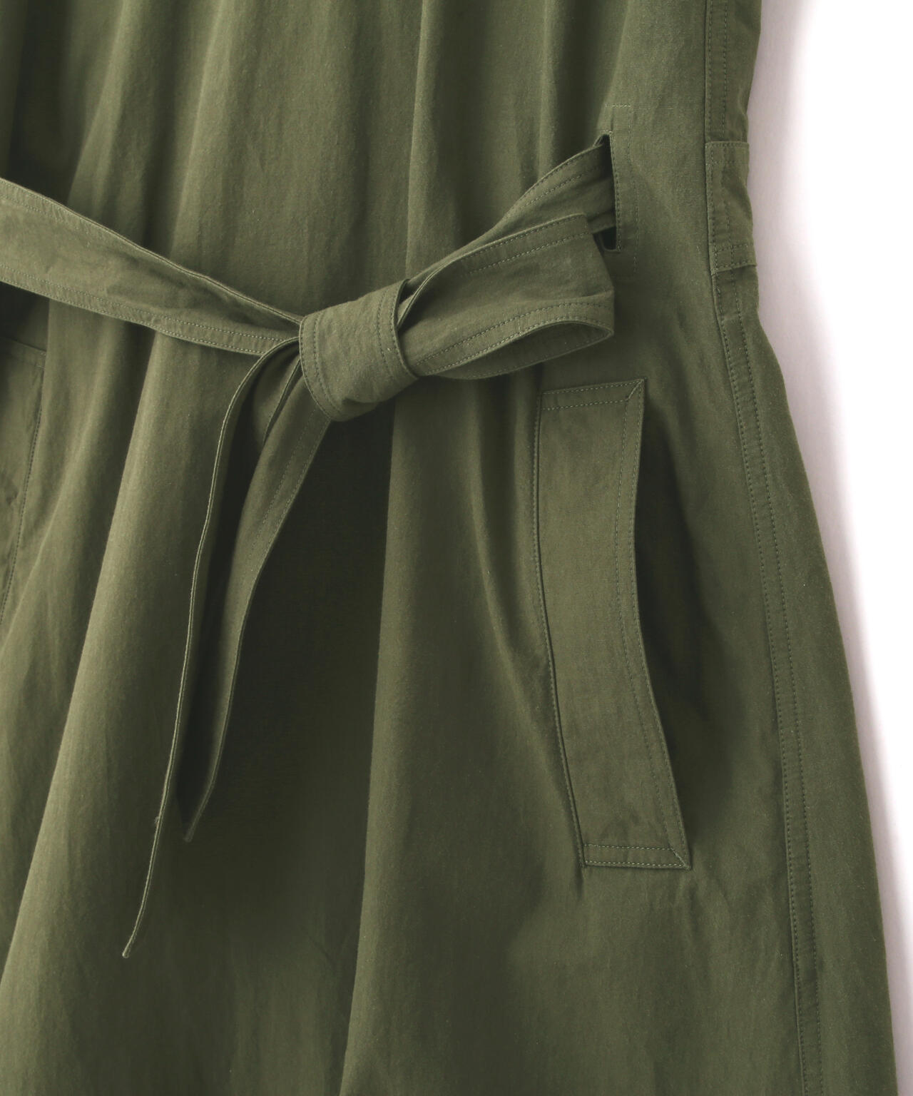 CRISP COTTON CHAMBRAY DRESS