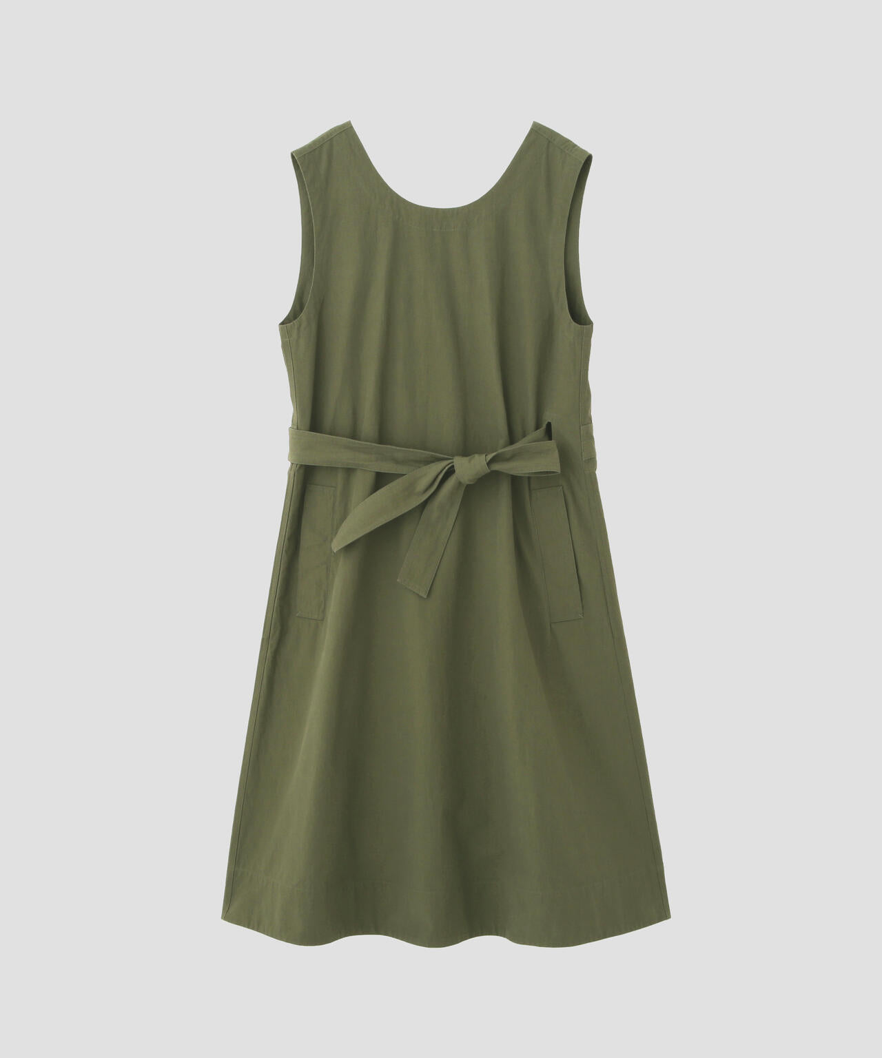 CRISP COTTON CHAMBRAY DRESS