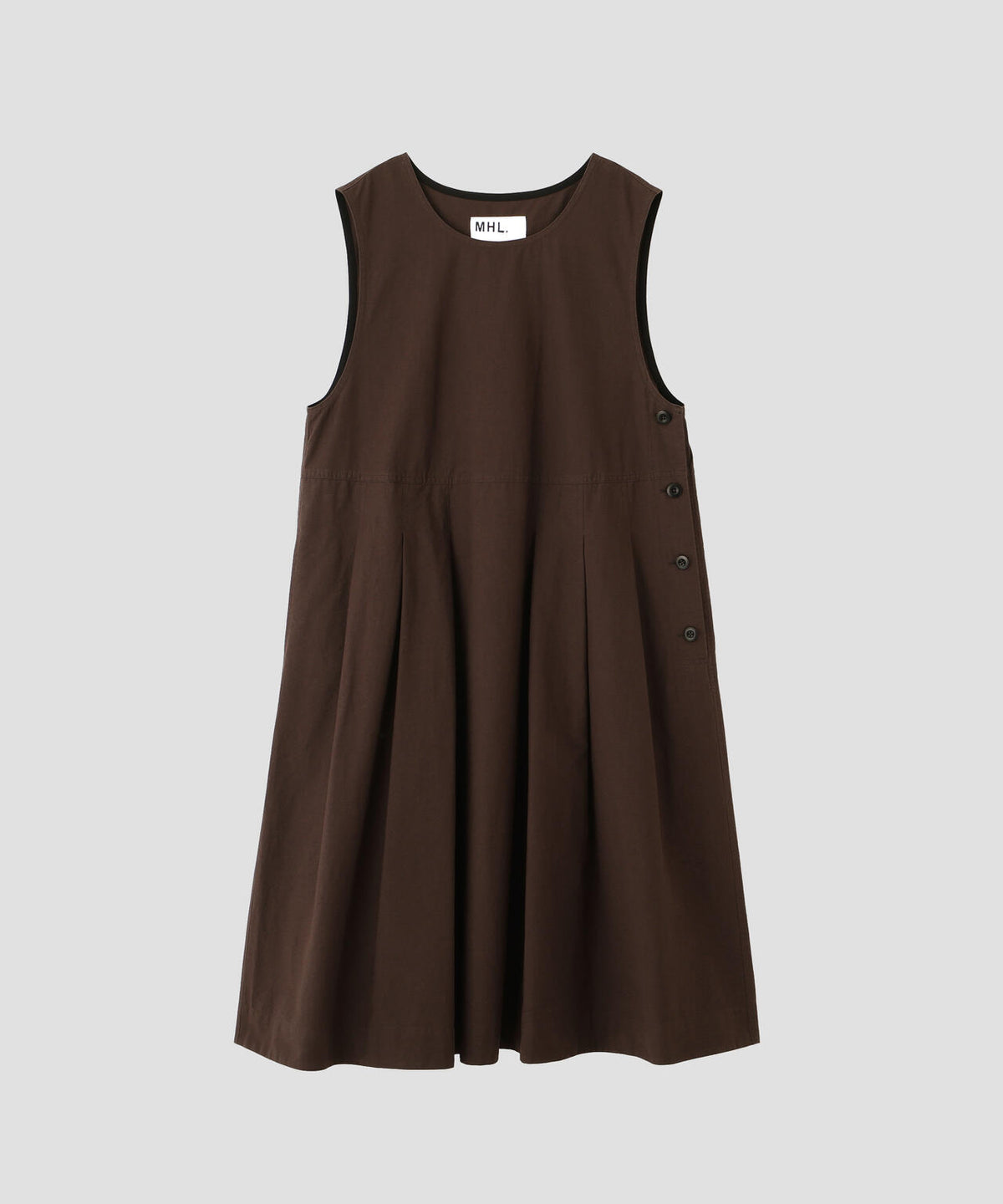 LIGHTWEIGHT COTTON NYLON TWILL DRESS