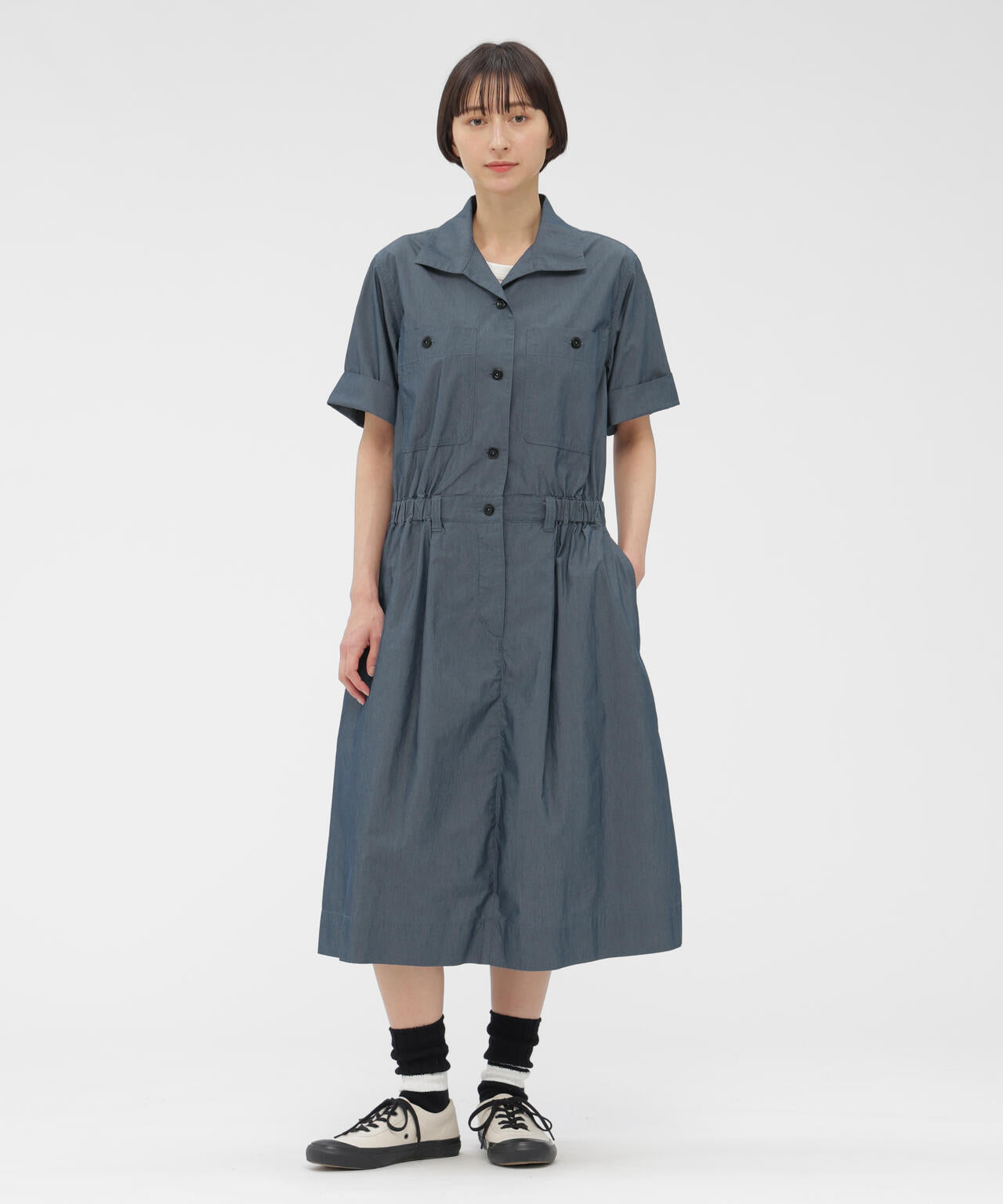 SUPERLIGHT COTTON NYLON DRESS