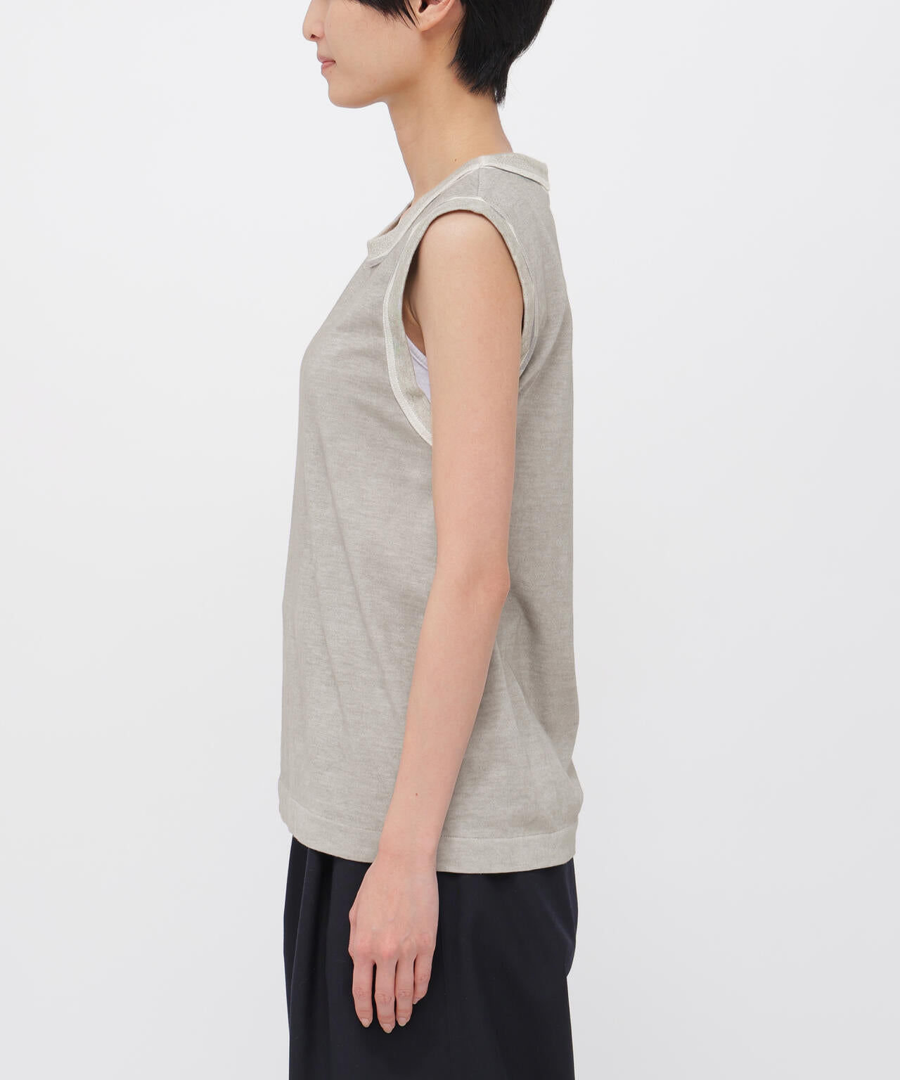 GARMENT DYE BASIC JERSEY TOP