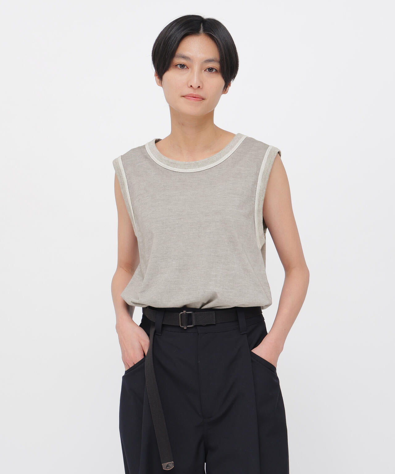 GARMENT DYE BASIC JERSEY TOP