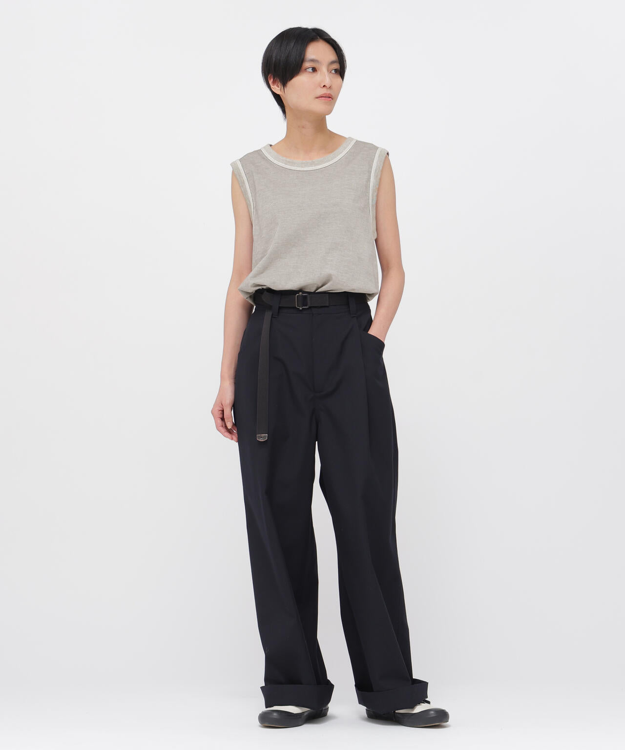 GARMENT DYE BASIC JERSEY TOP