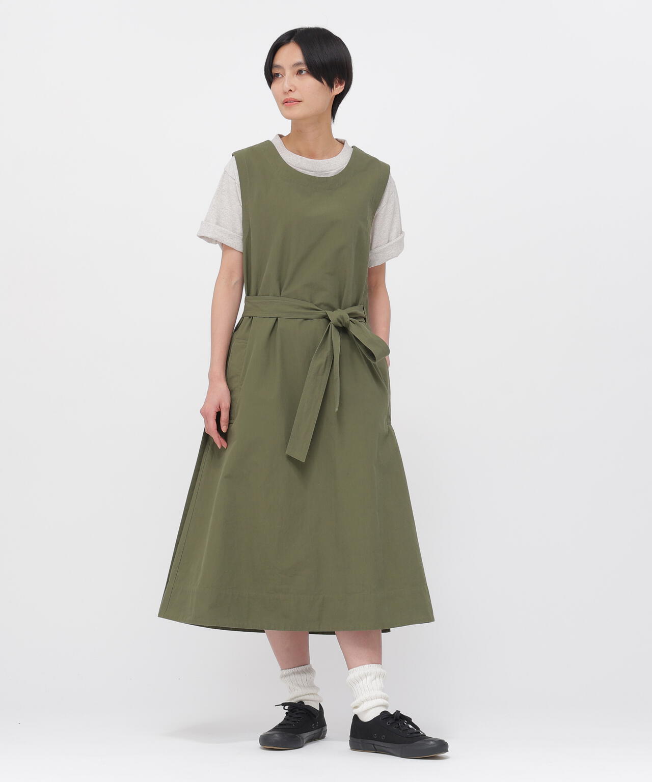 UPCYCLED COTTON JERSEY TOP