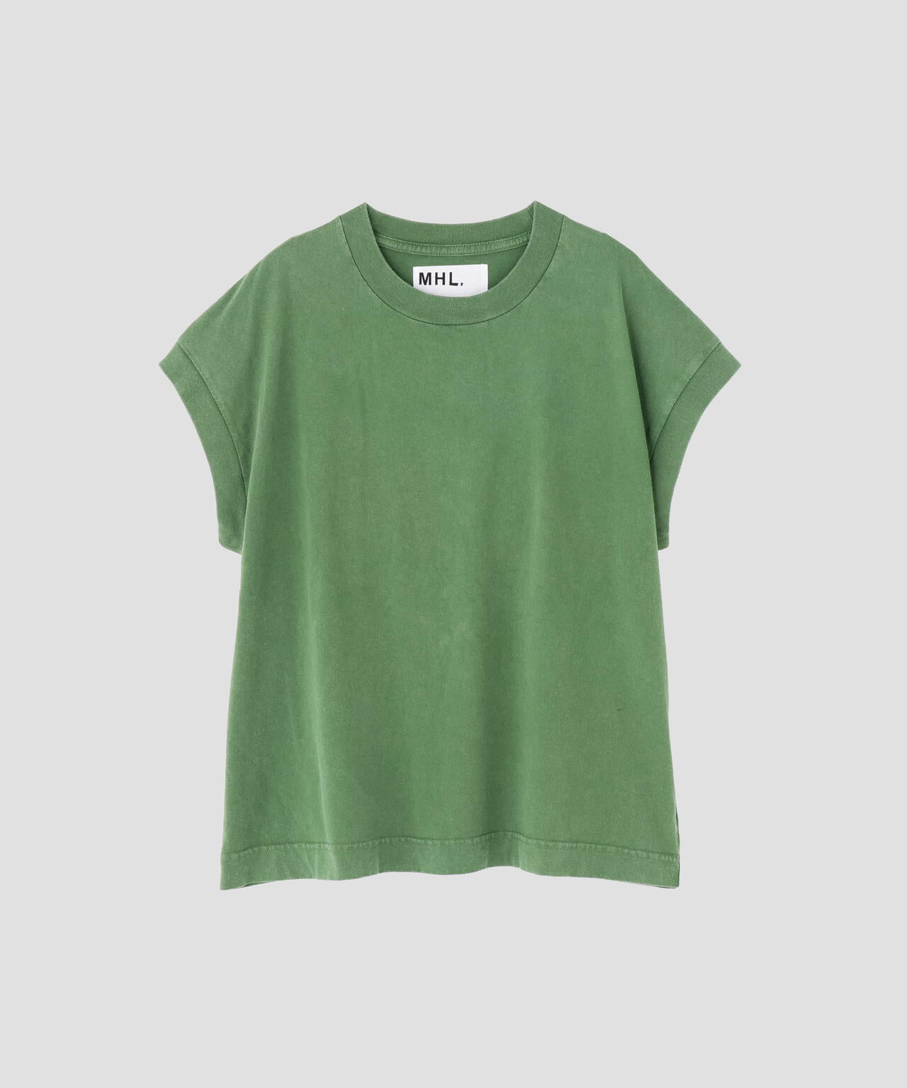 FADED ROUGH COTTON JERSEY TOP