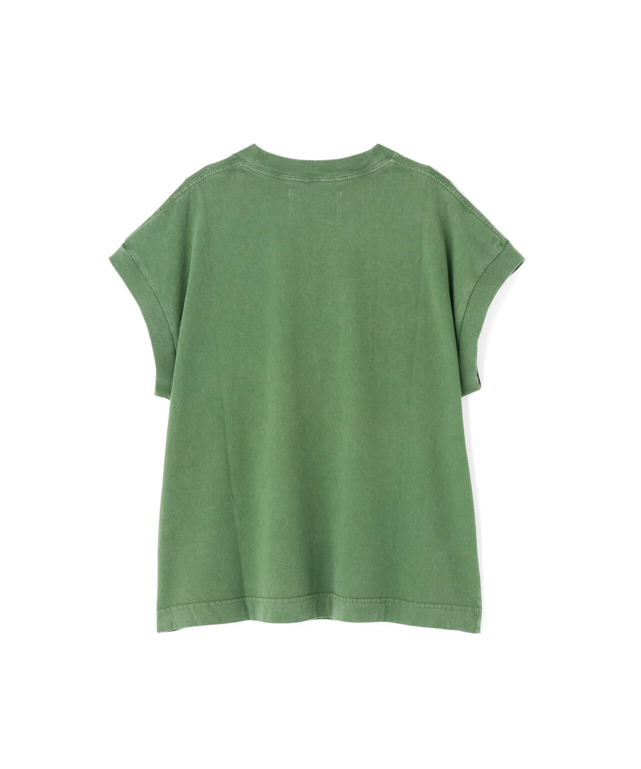 FADED ROUGH COTTON JERSEY TOP