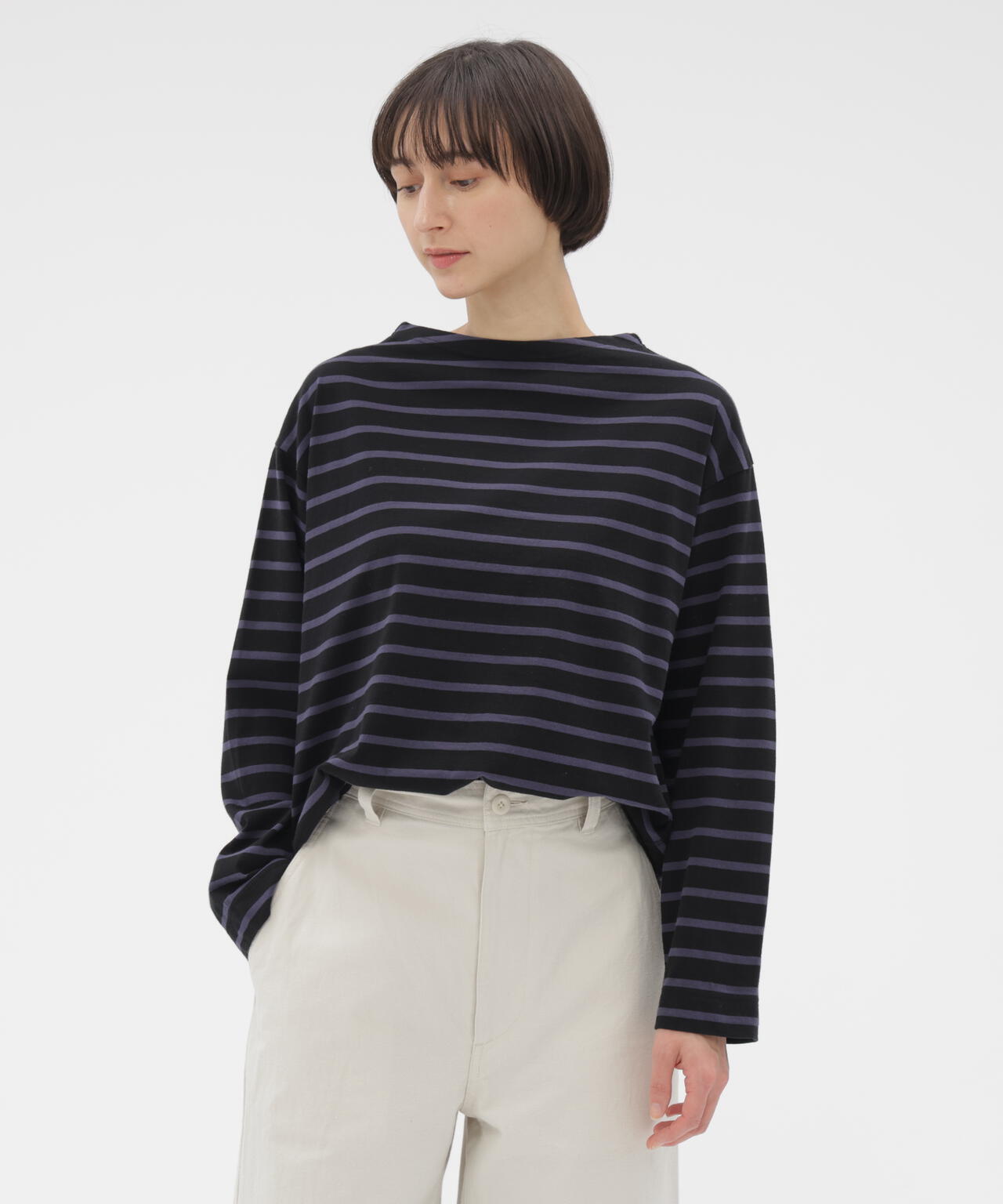 SMOOTH COTTON JERSEY TOP