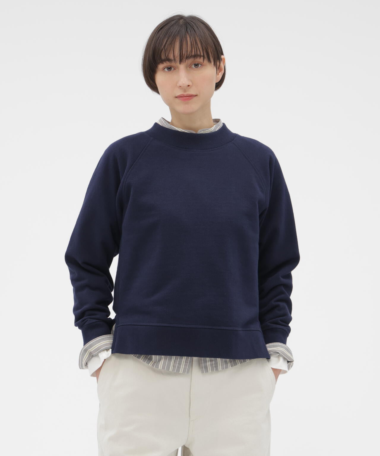 SOFT COTTON LOOPBACK TOP